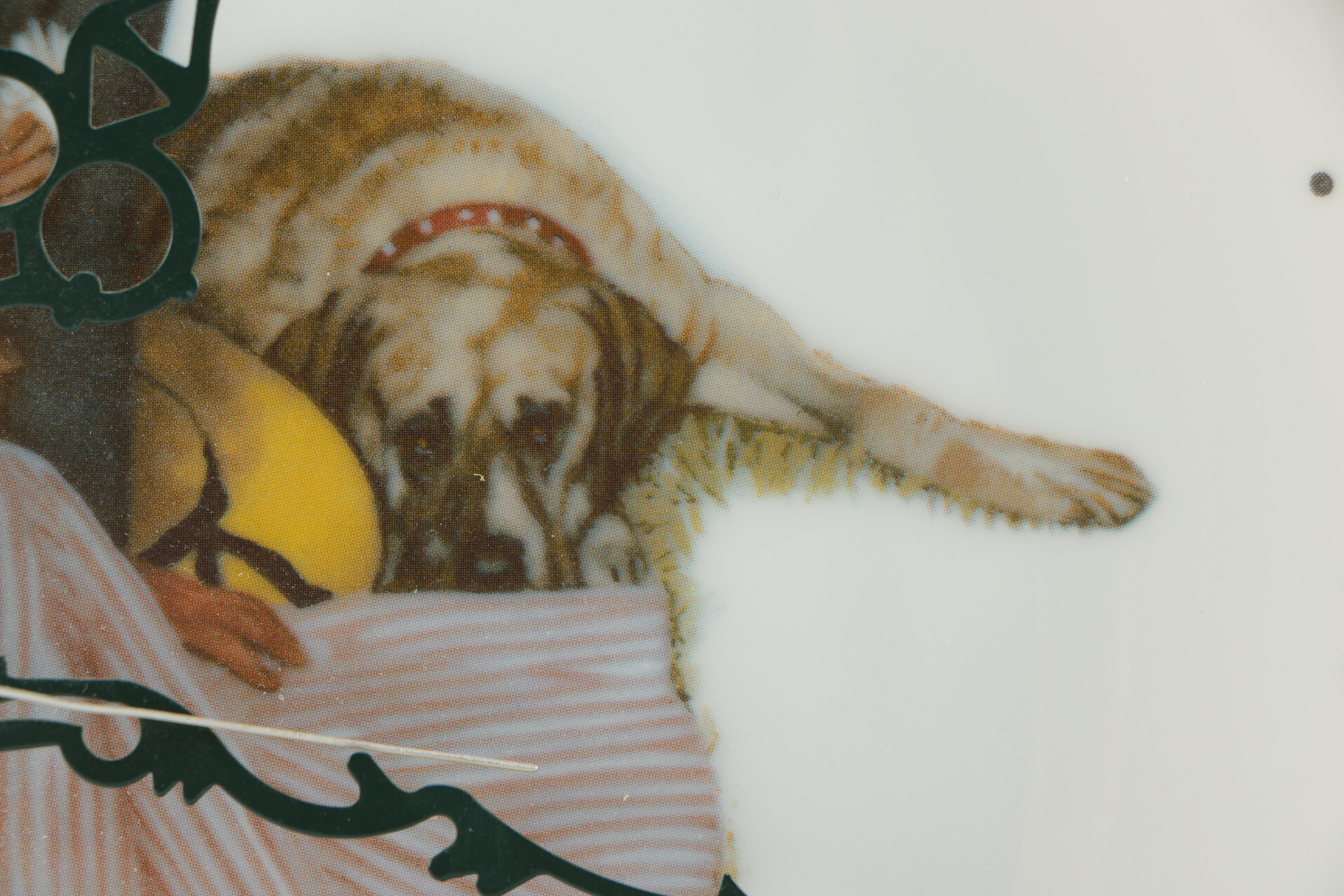 Norman Rockwell "Flowers in Tender Bloom" Plate Clock