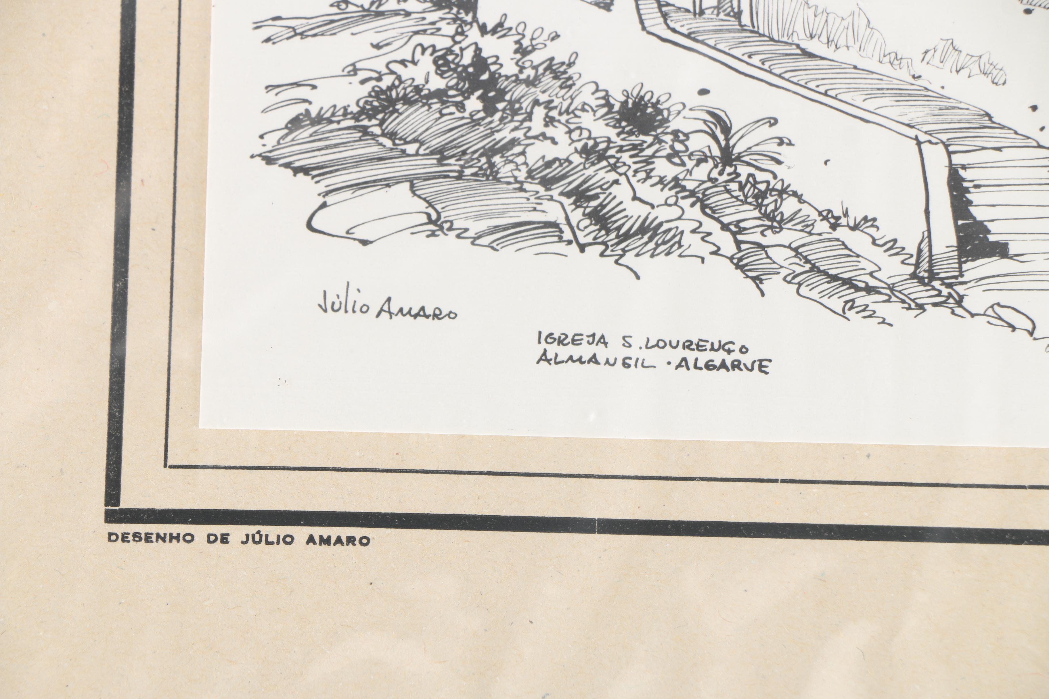 Three Julio Amaro Lithographs