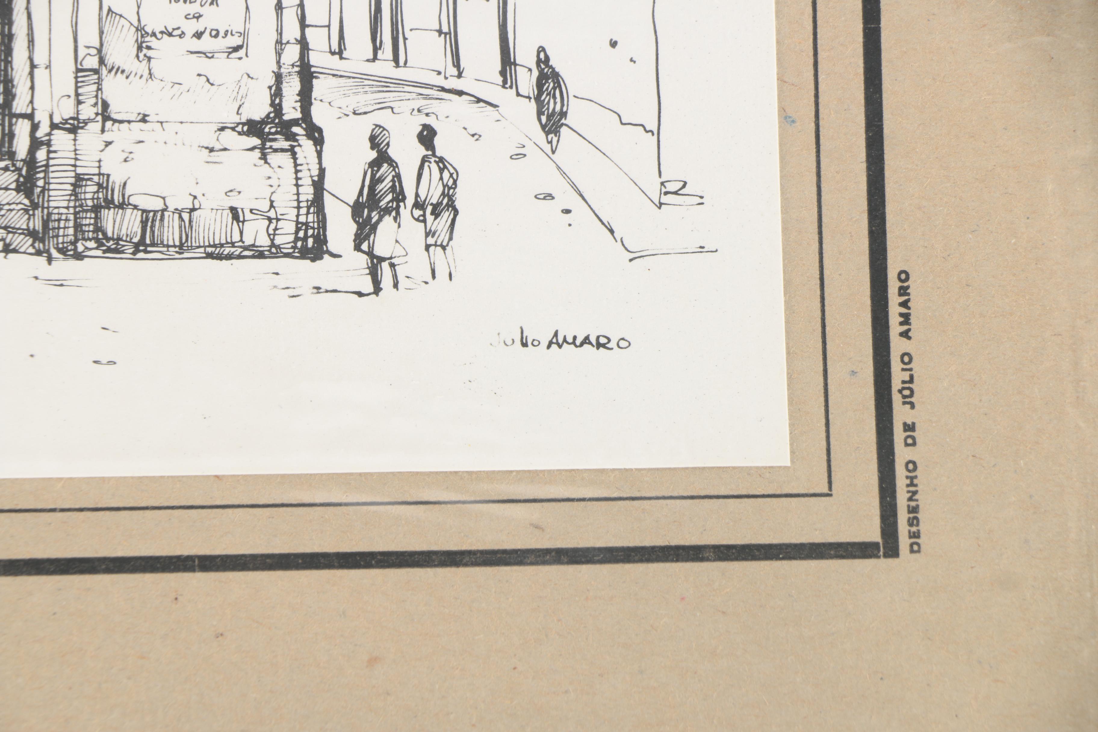 Three Julio Amaro Lithographs