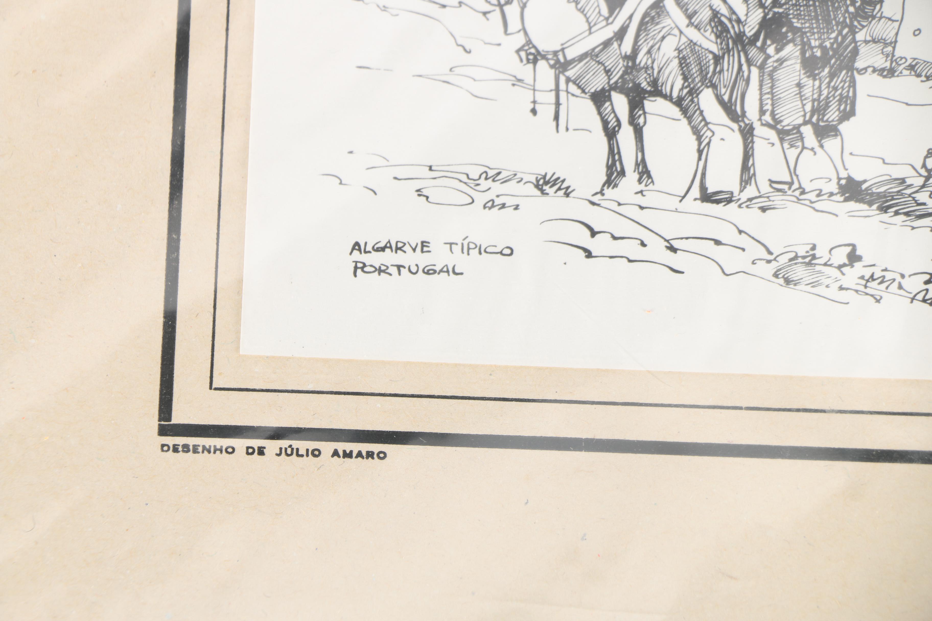 Three Julio Amaro Lithographs