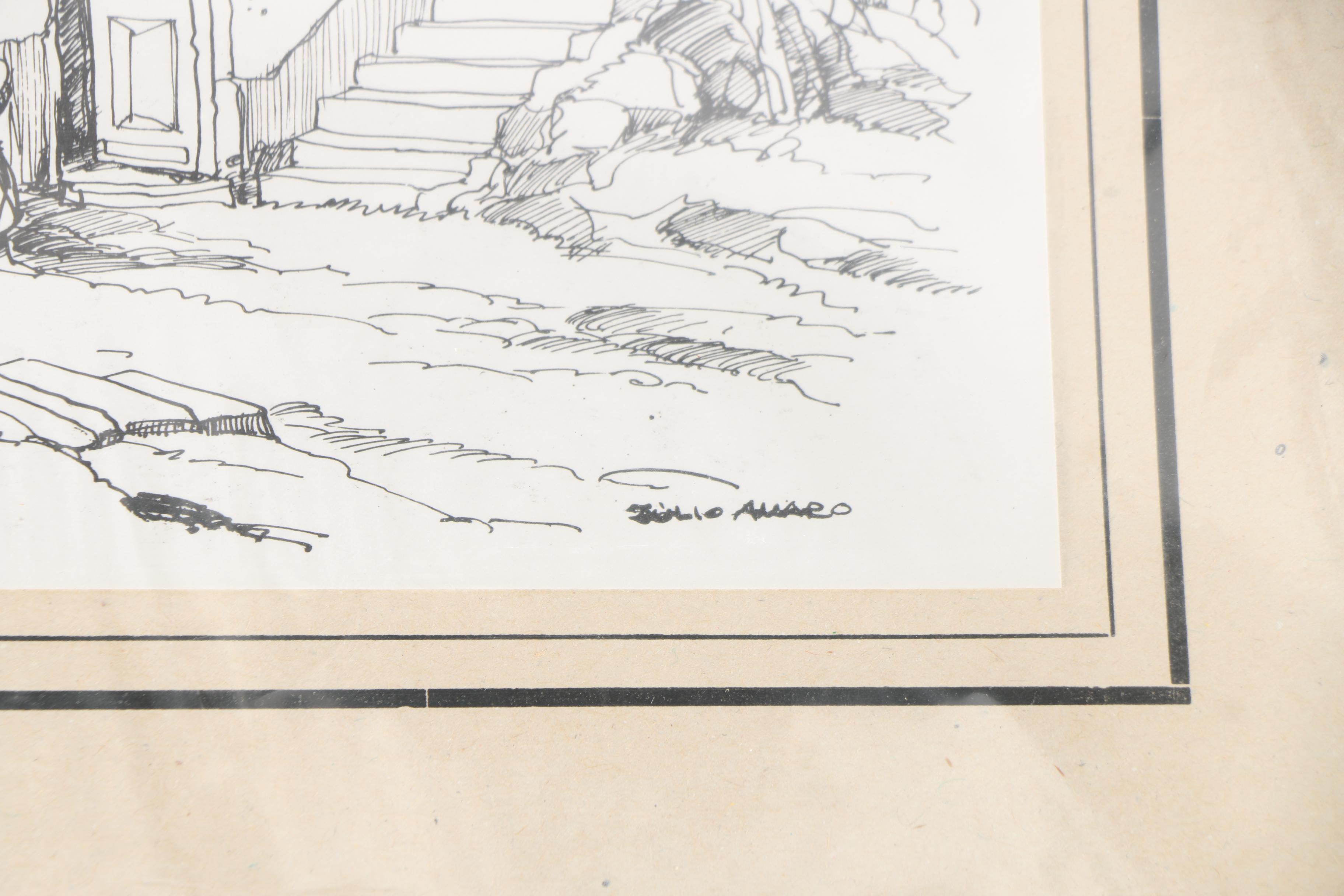 Three Julio Amaro Lithographs