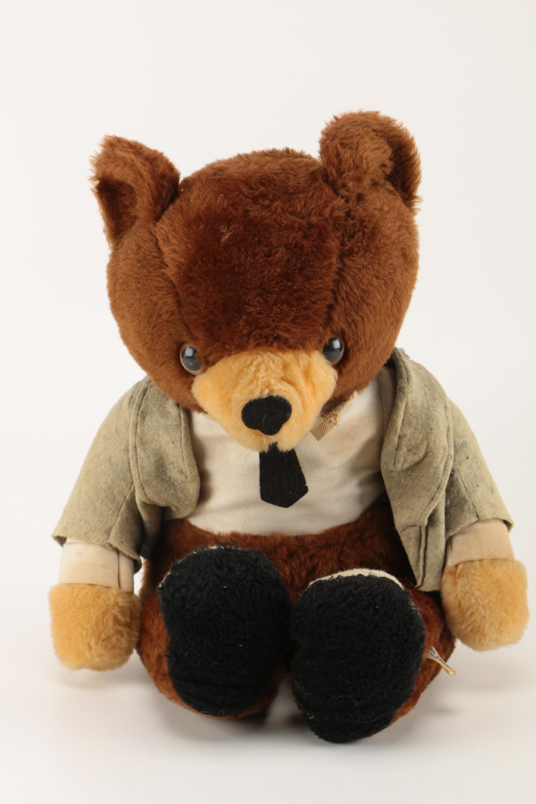 Vintage Animal Toys Plus "Banker Bear" Plush