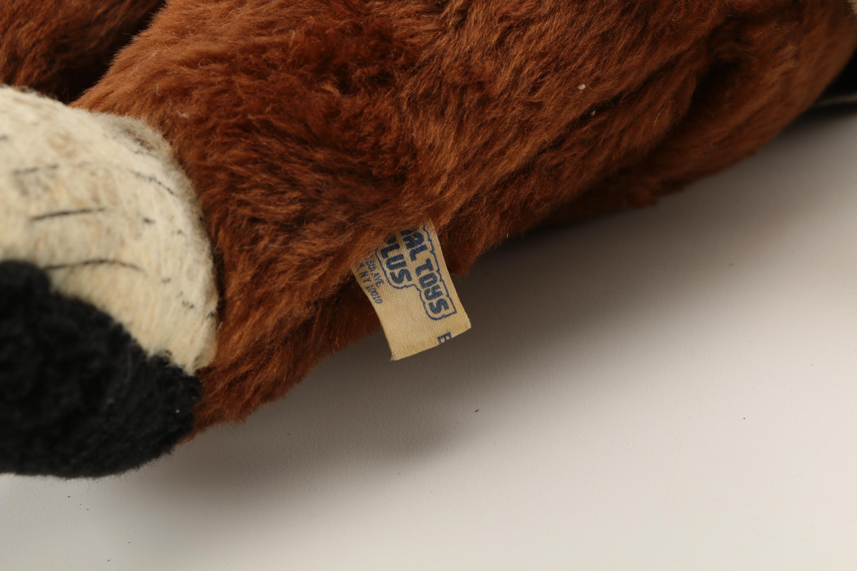 Vintage Animal Toys Plus "Banker Bear" Plush