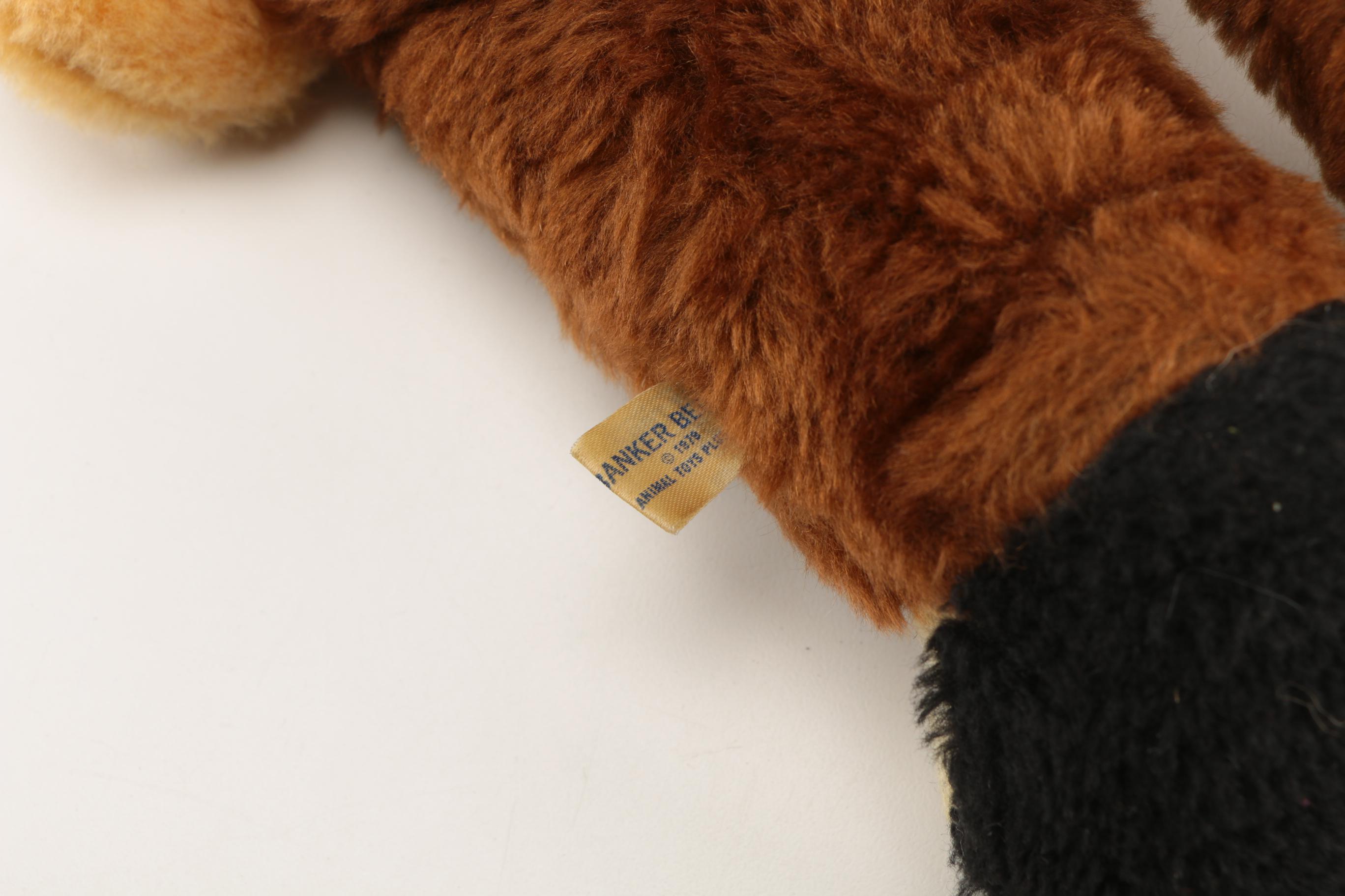 Vintage Animal Toys Plus "Banker Bear" Plush