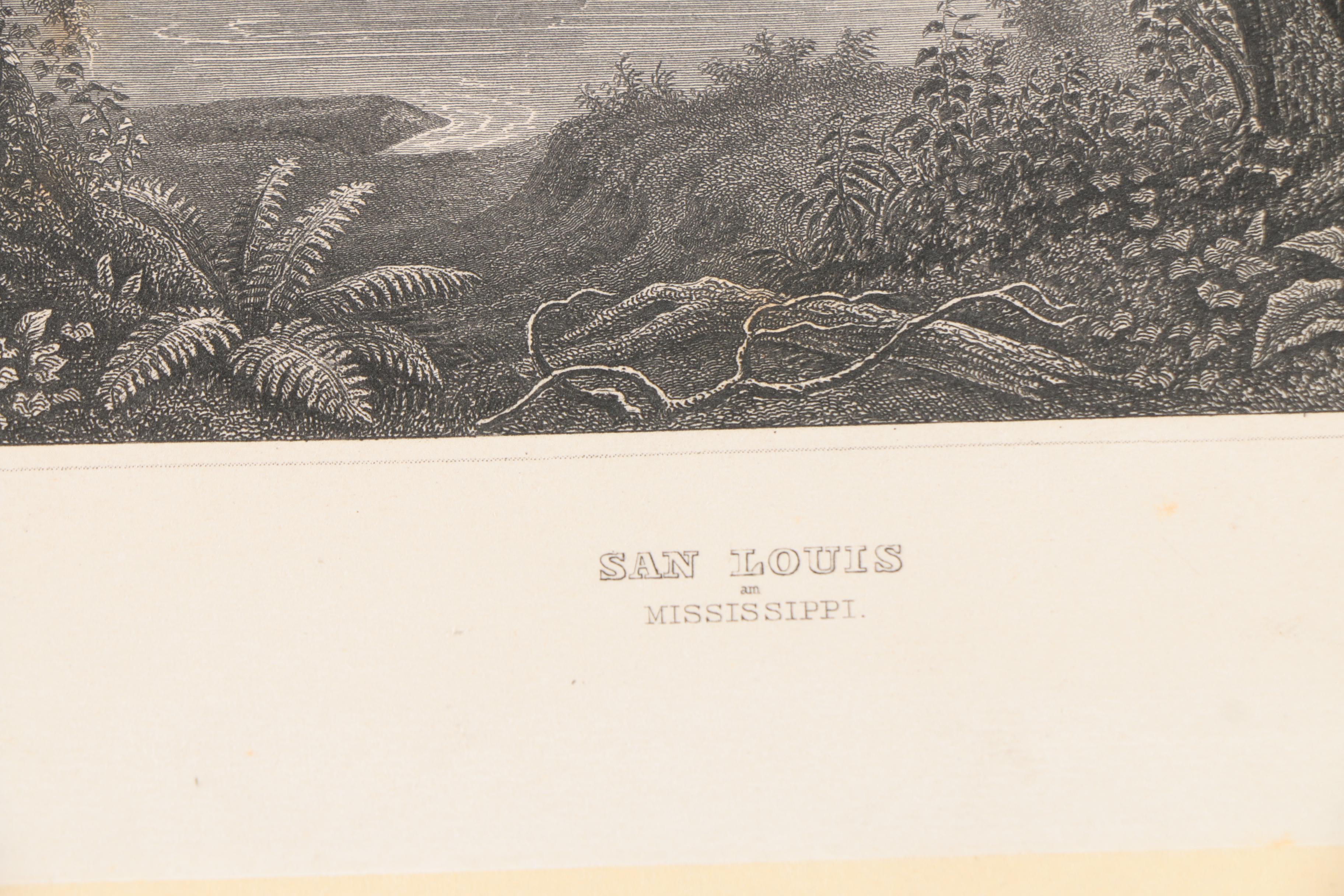 Vintage Prints of American Scenes on Paper