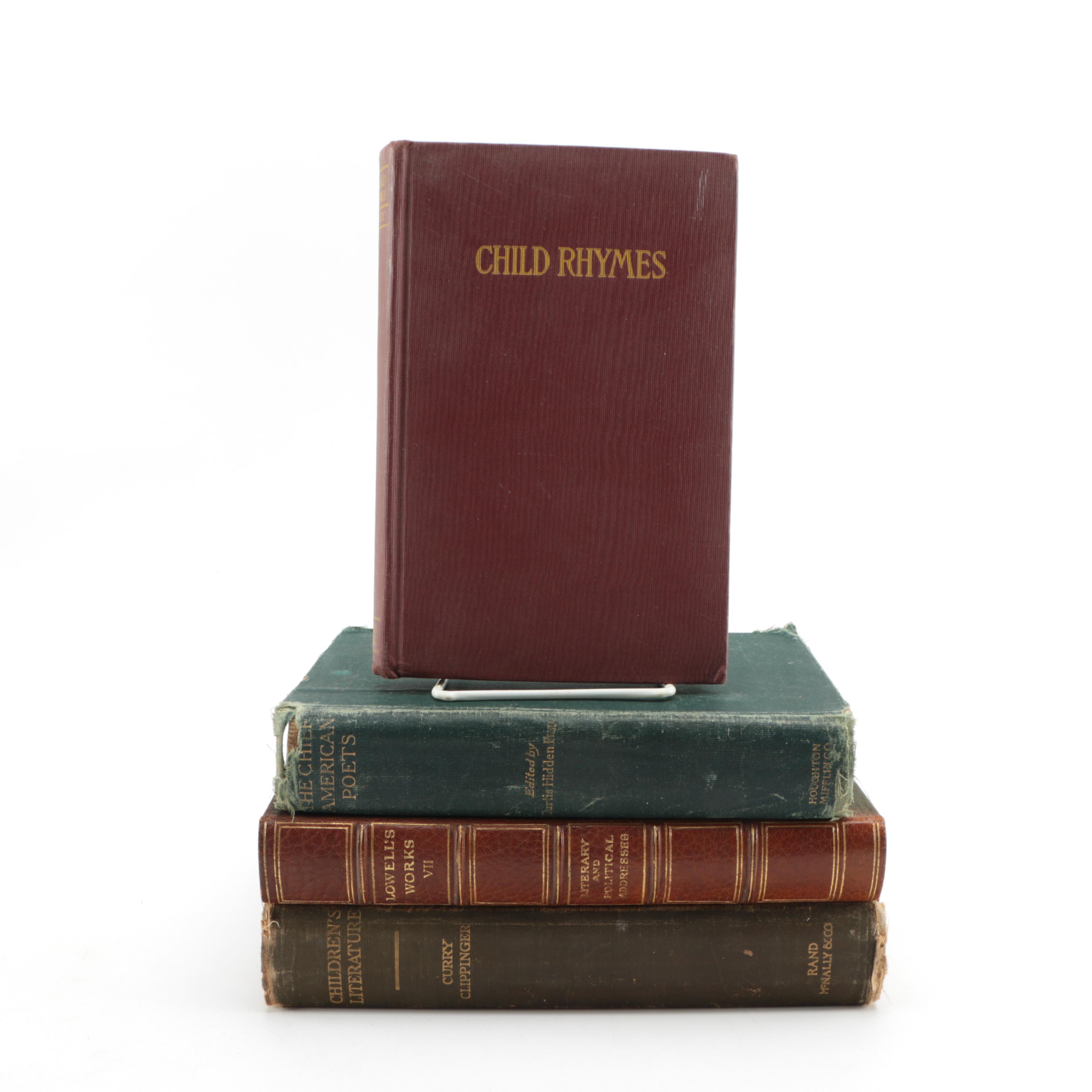 Assortment of Books including Limited Edition "Literary and Political Addresses" by James Russell Lowell