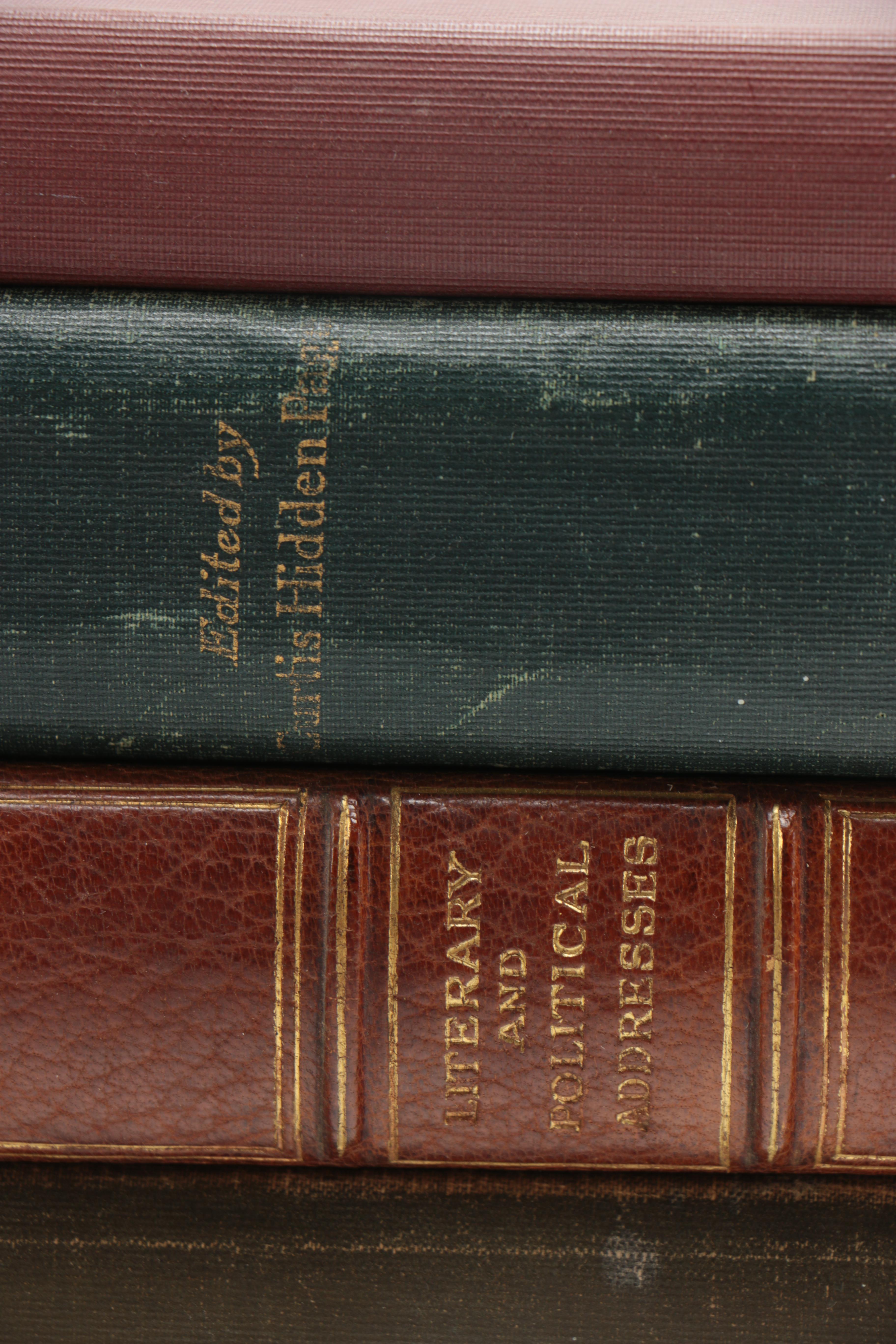 Assortment of Books including Limited Edition "Literary and Political Addresses" by James Russell Lowell