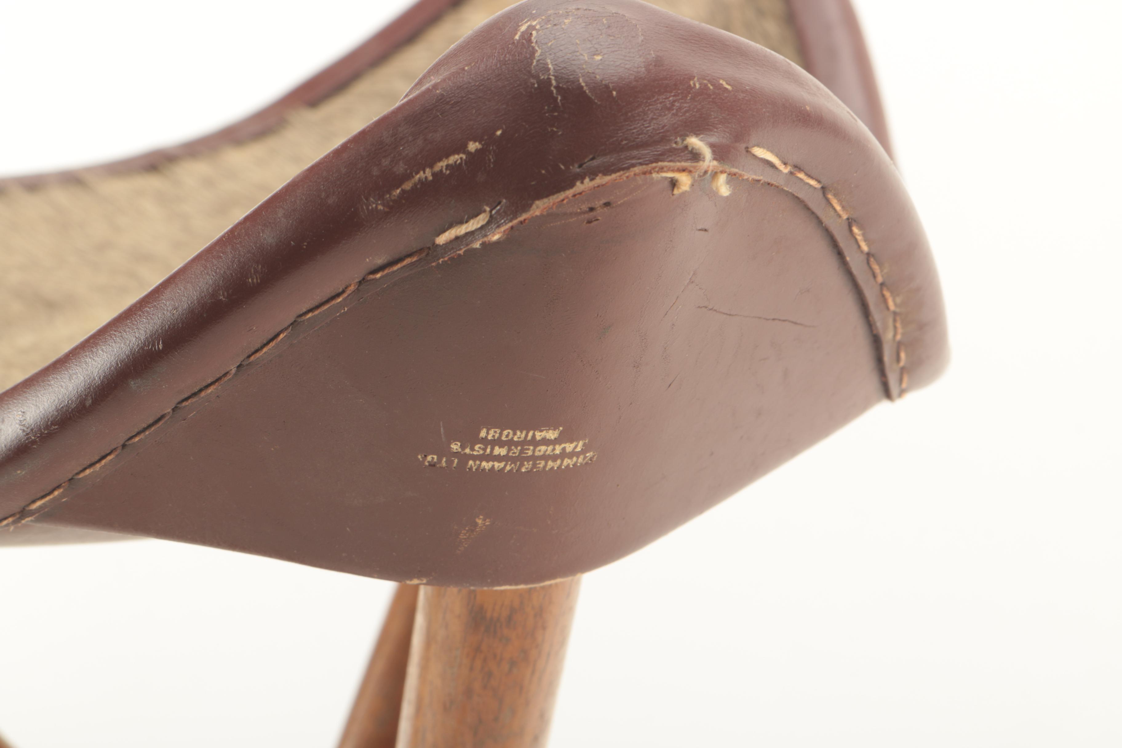 Vintage Greater Kudu Folding Camp Stools by Zimmermann Ltd.