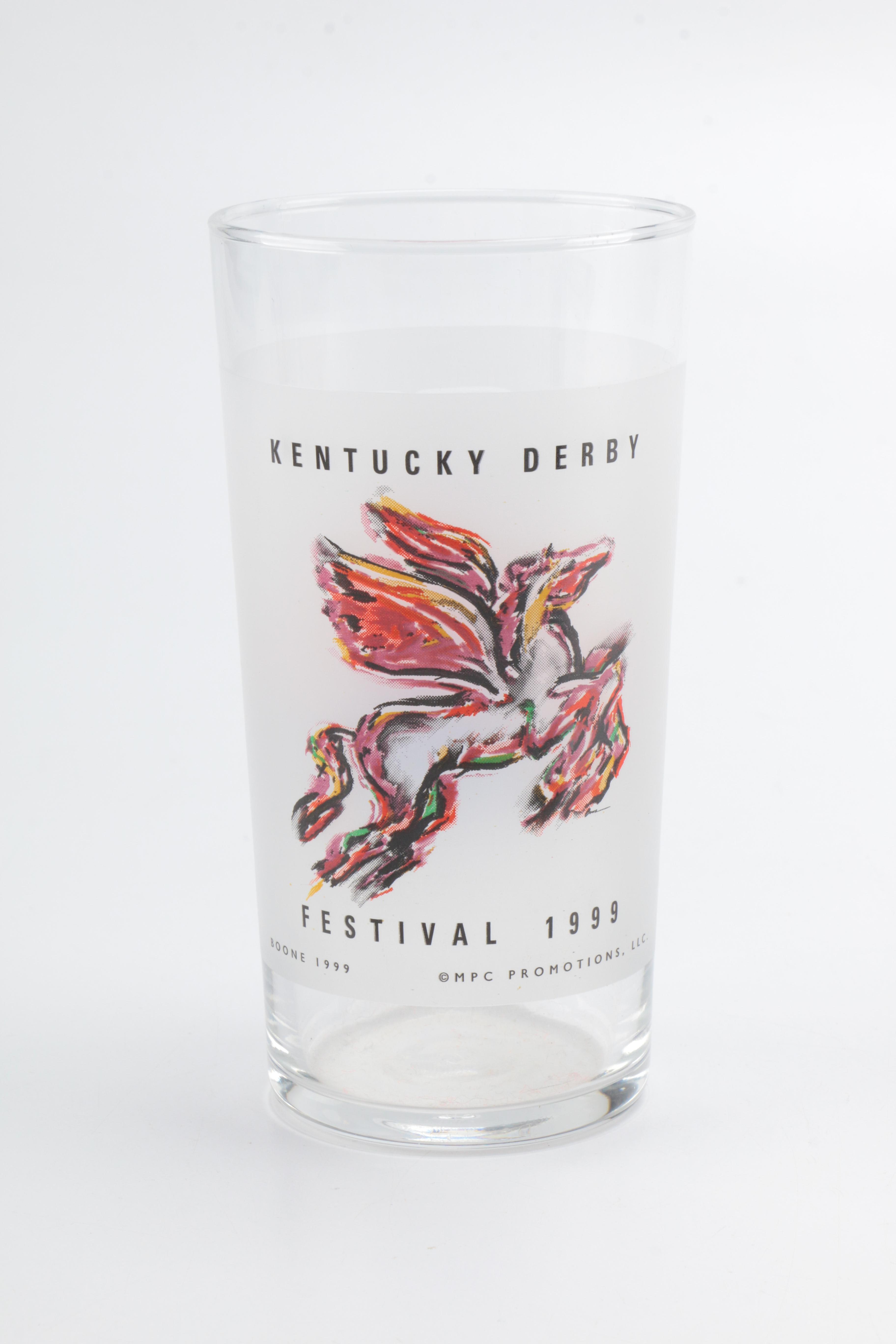 Collection of Eleven Kentucky Derby Festival Glasses