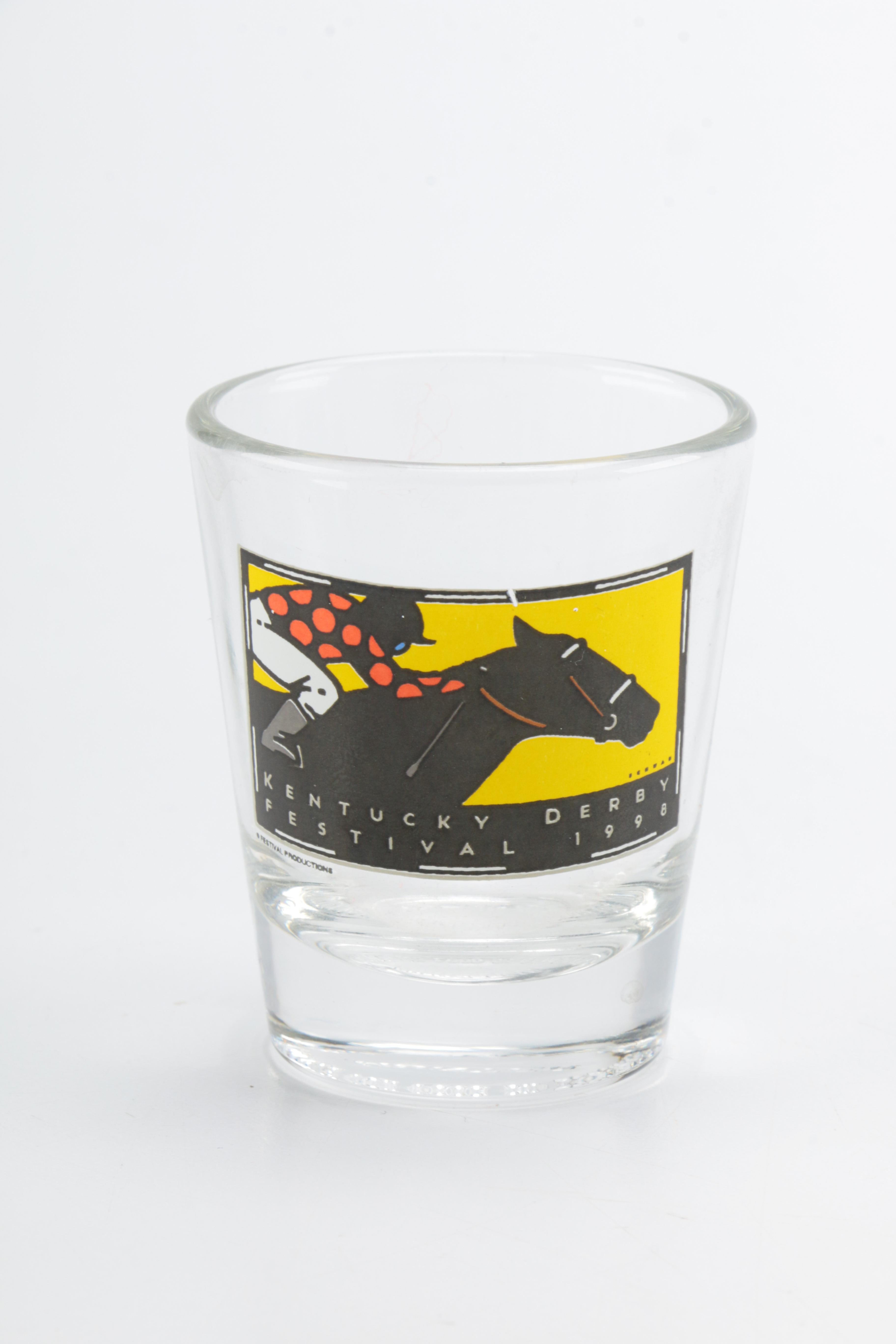 Collection of Eleven Kentucky Derby Festival Glasses