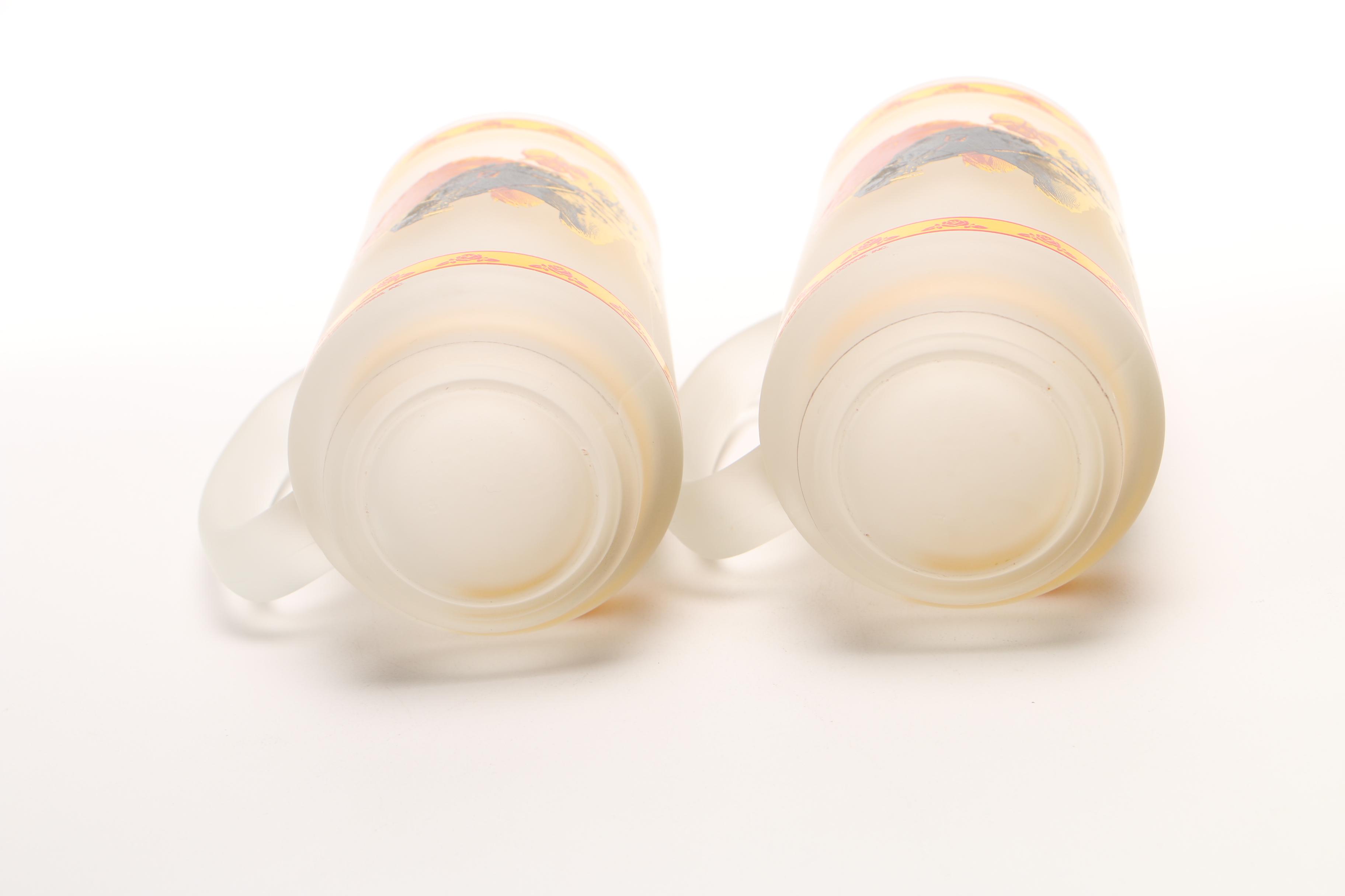 Kentucky Derby Frosted Beer Mugs