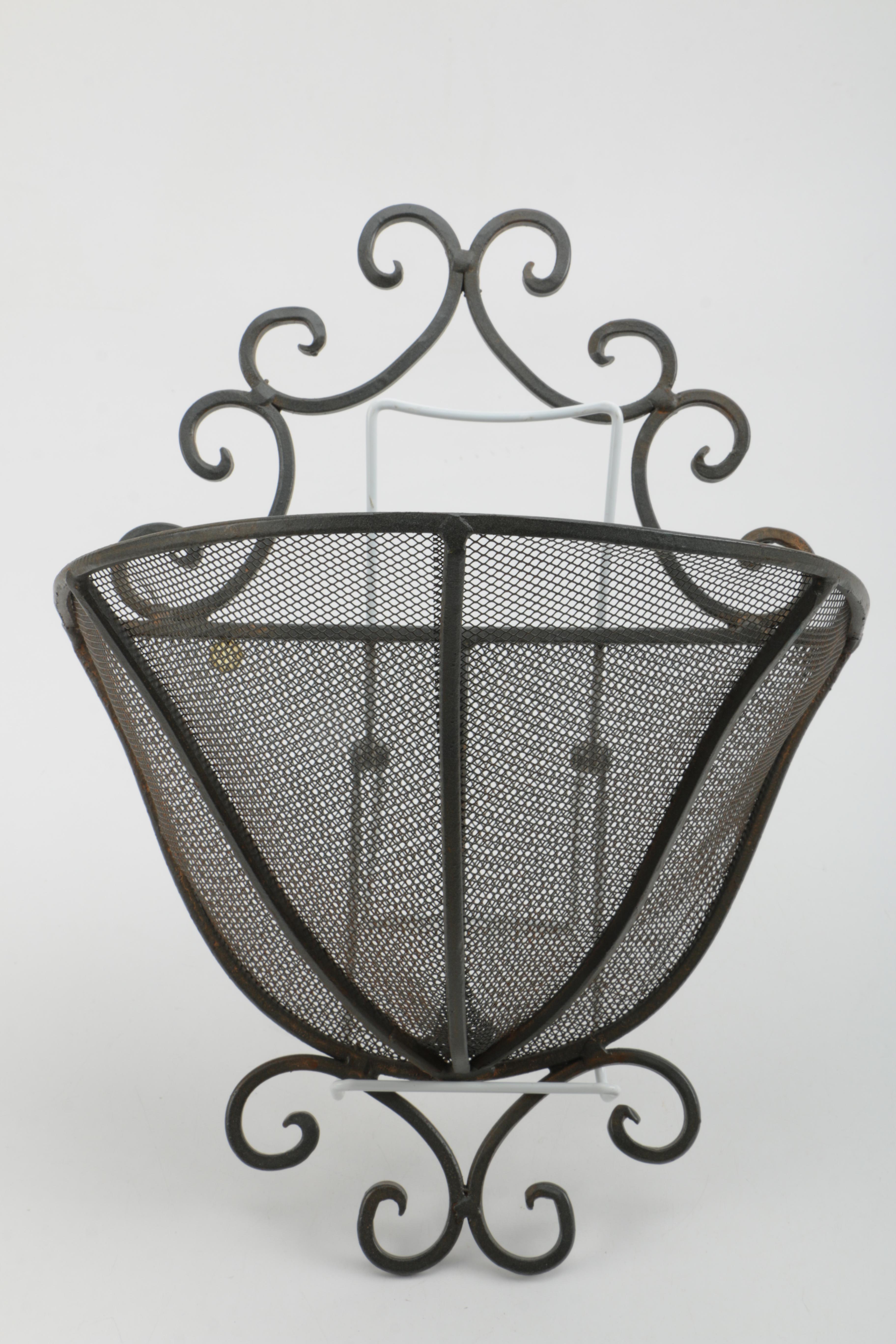Black Metal Wire Baskets and More