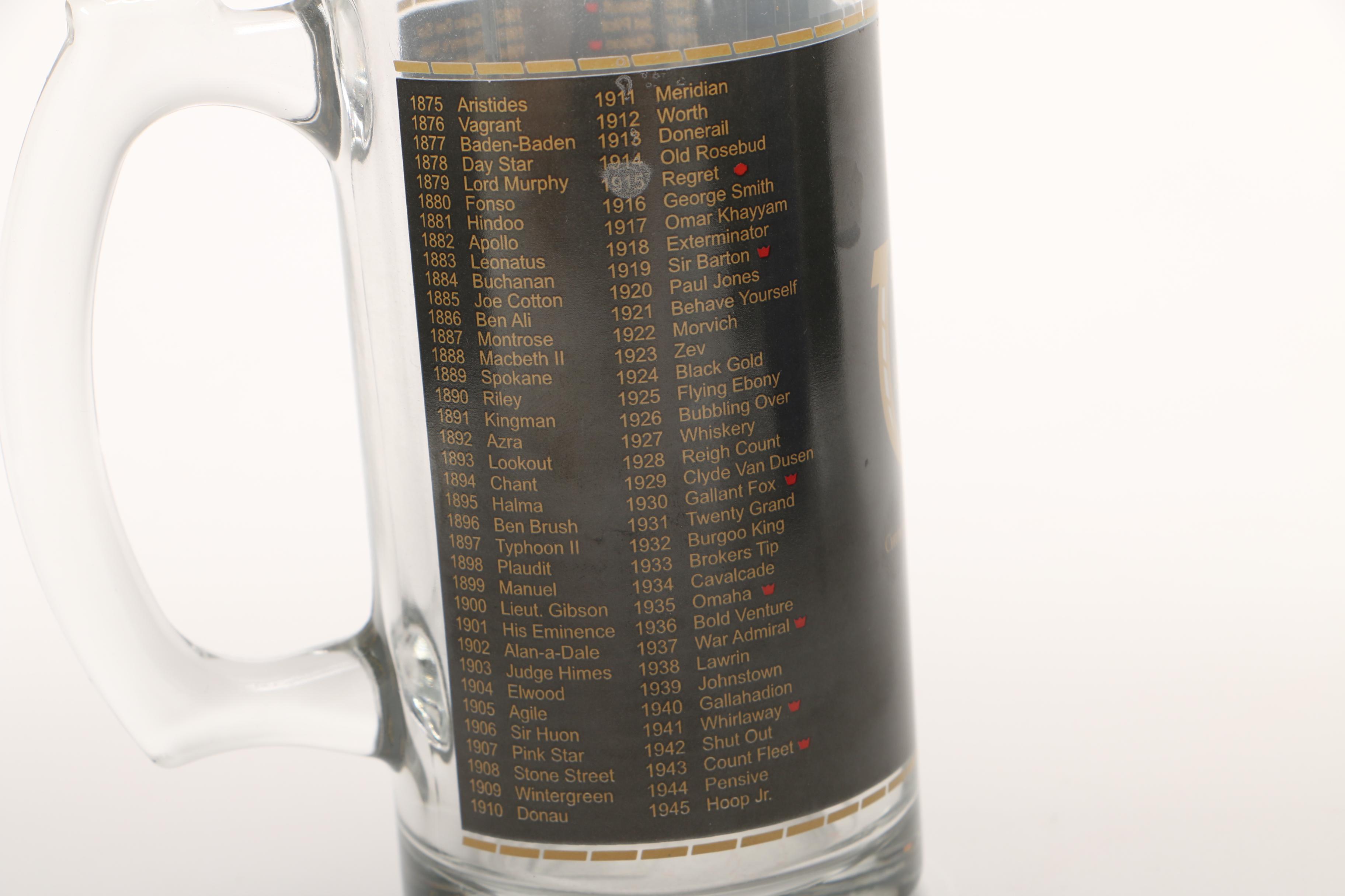 Kentucky Derby Collectible Beer Mugs