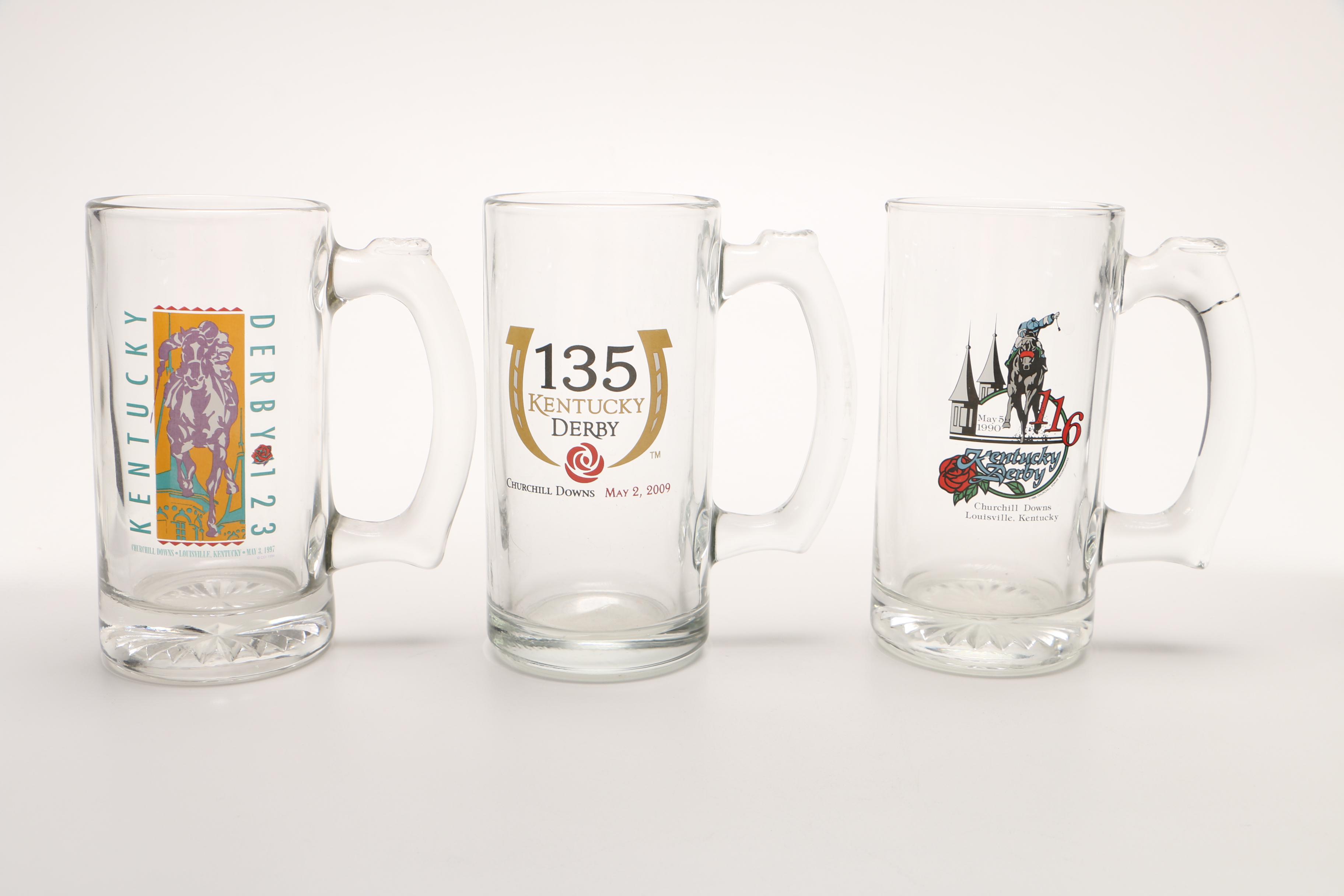 Kentucky Derby Collectible Beer Mugs