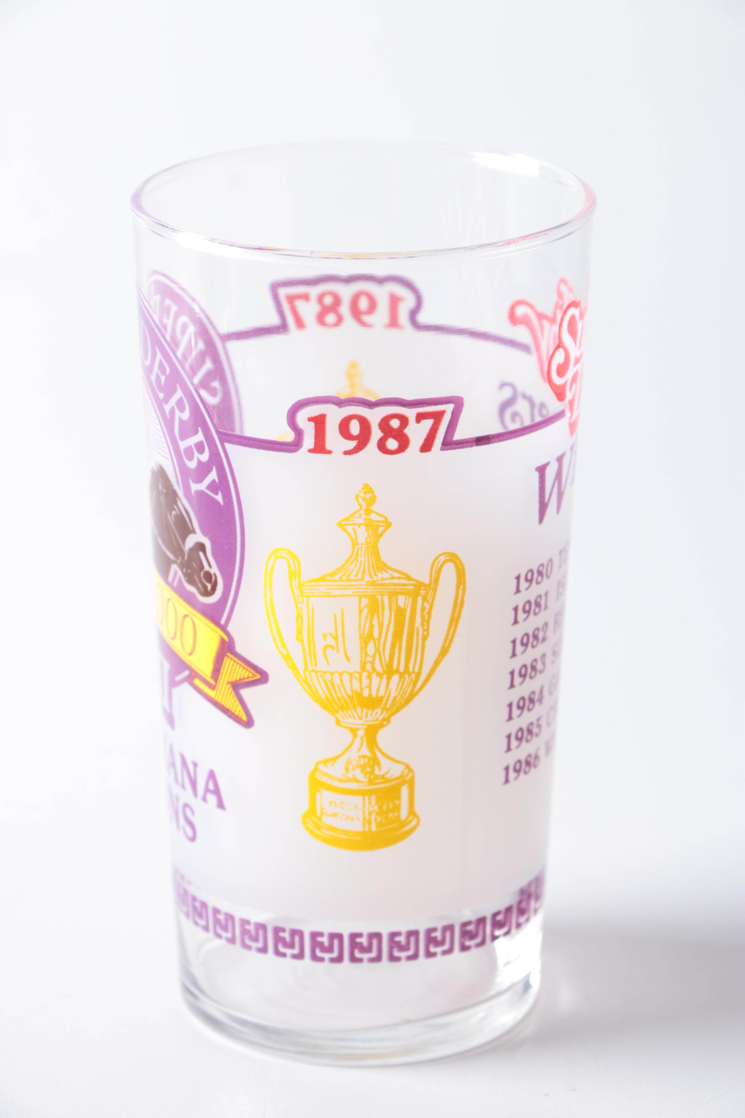 Group of Breeder's Cup Glasses