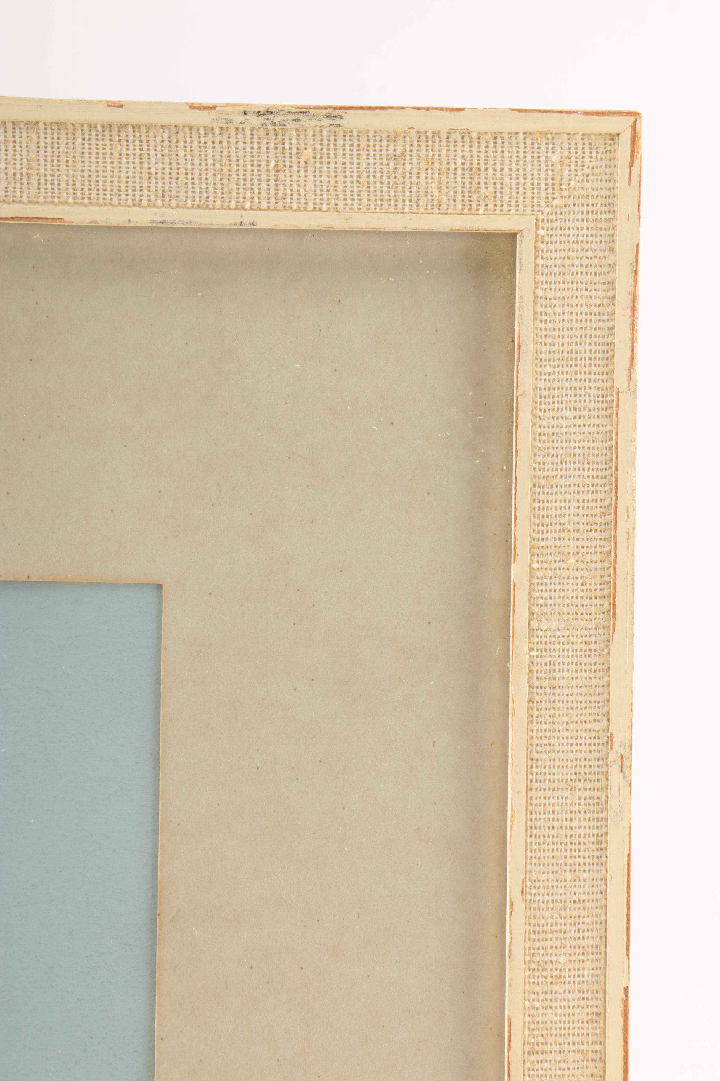 Tornier Gouache Painting on Paper of Can-Can Dancer in Blue