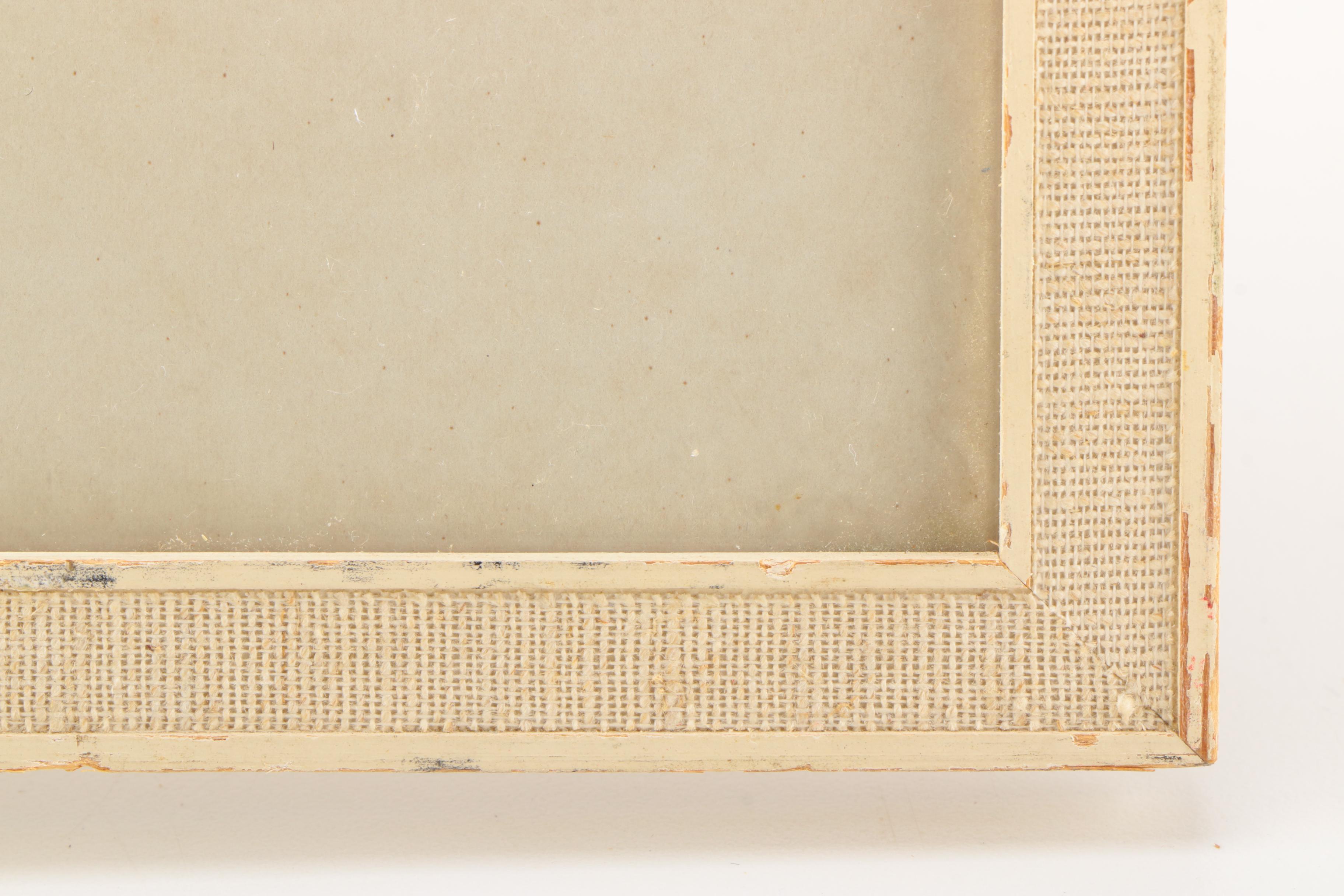 Tornier Gouache Painting on Paper of Can-Can Dancer in Blue