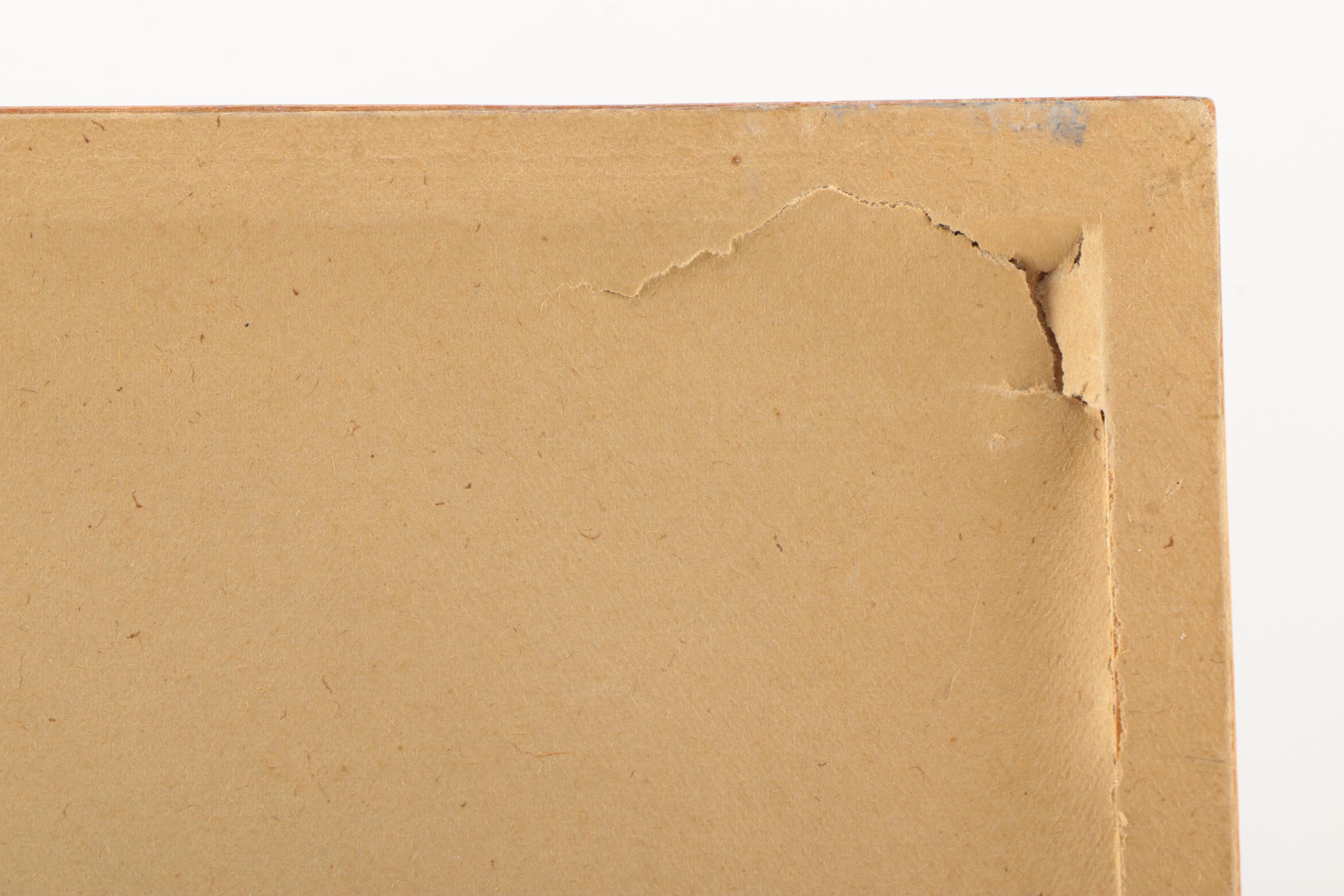 Tornier Gouache Painting on Paper of Can-Can Dancer in Blue