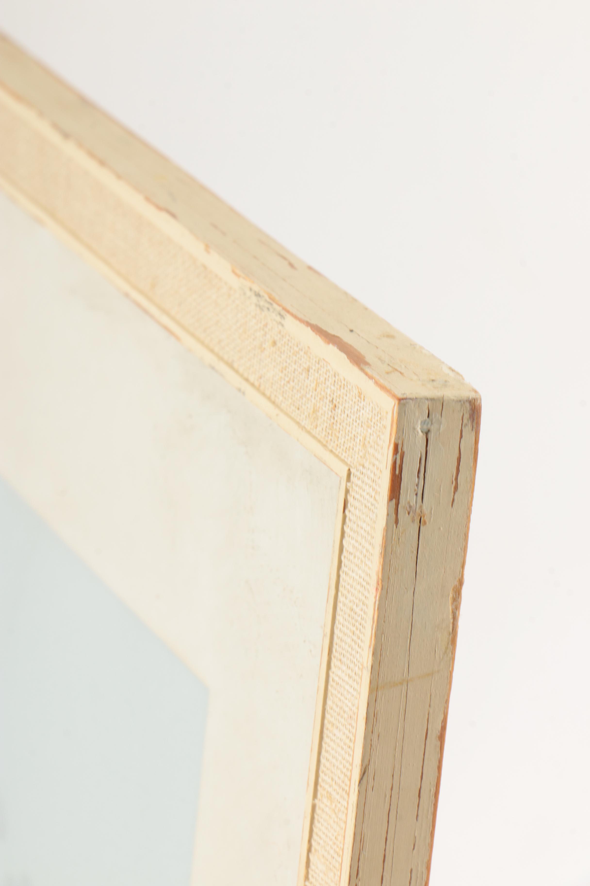 Tornier Gouache Painting on Paper of Can-Can Dancer in Blue