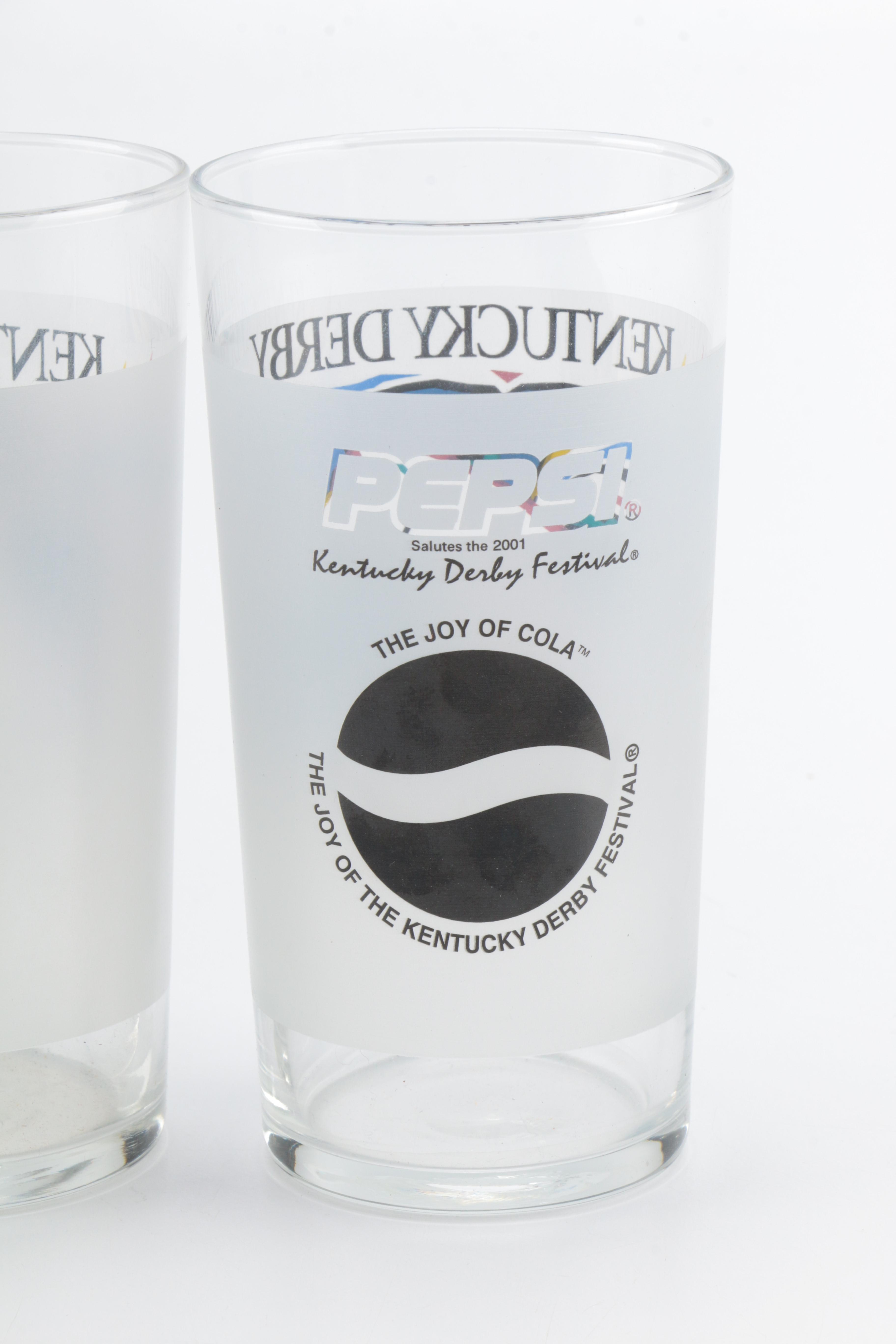 2001 Kentucky Derby Festival Glasses