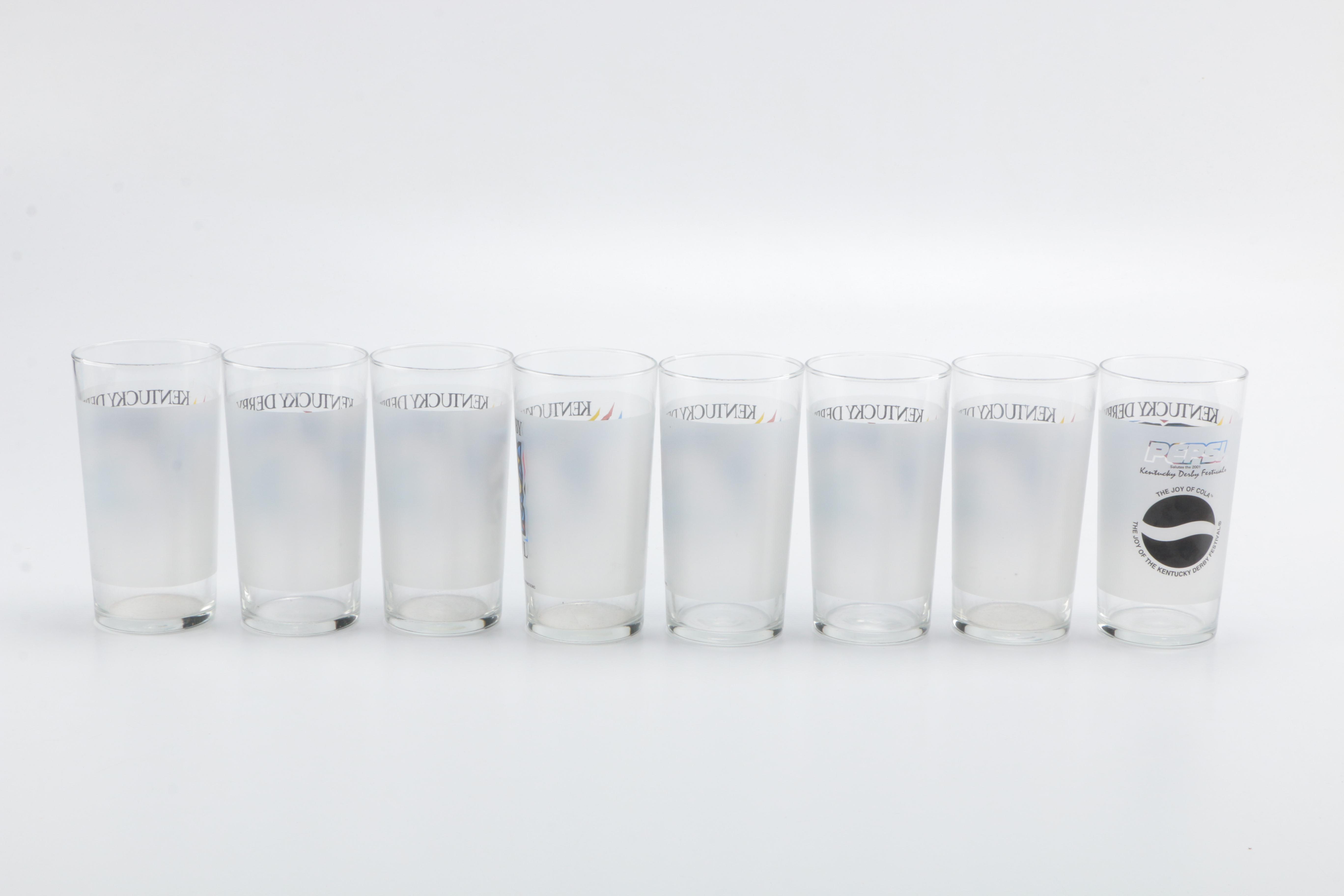 2001 Kentucky Derby Festival Glasses