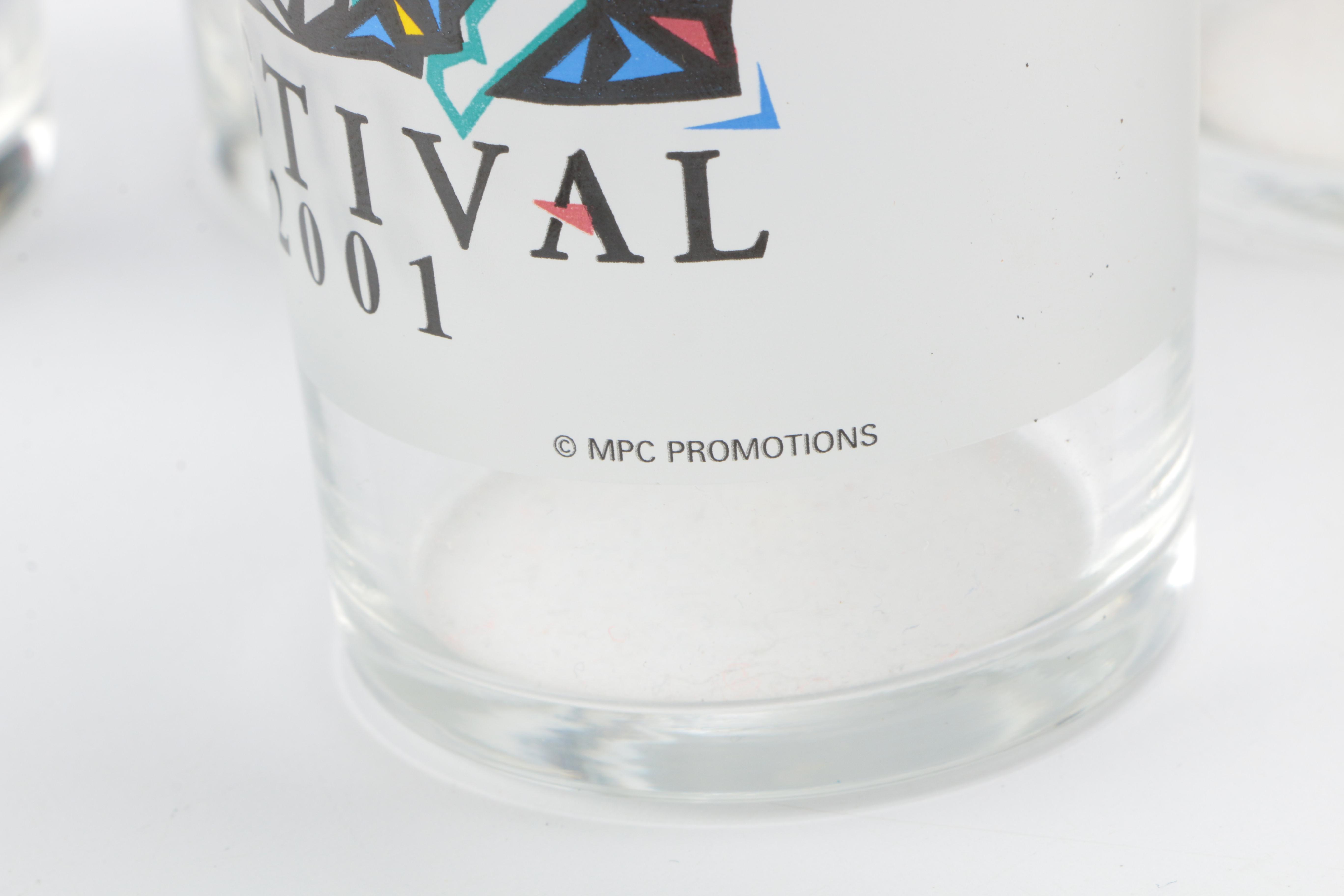 2001 Kentucky Derby Festival Glasses