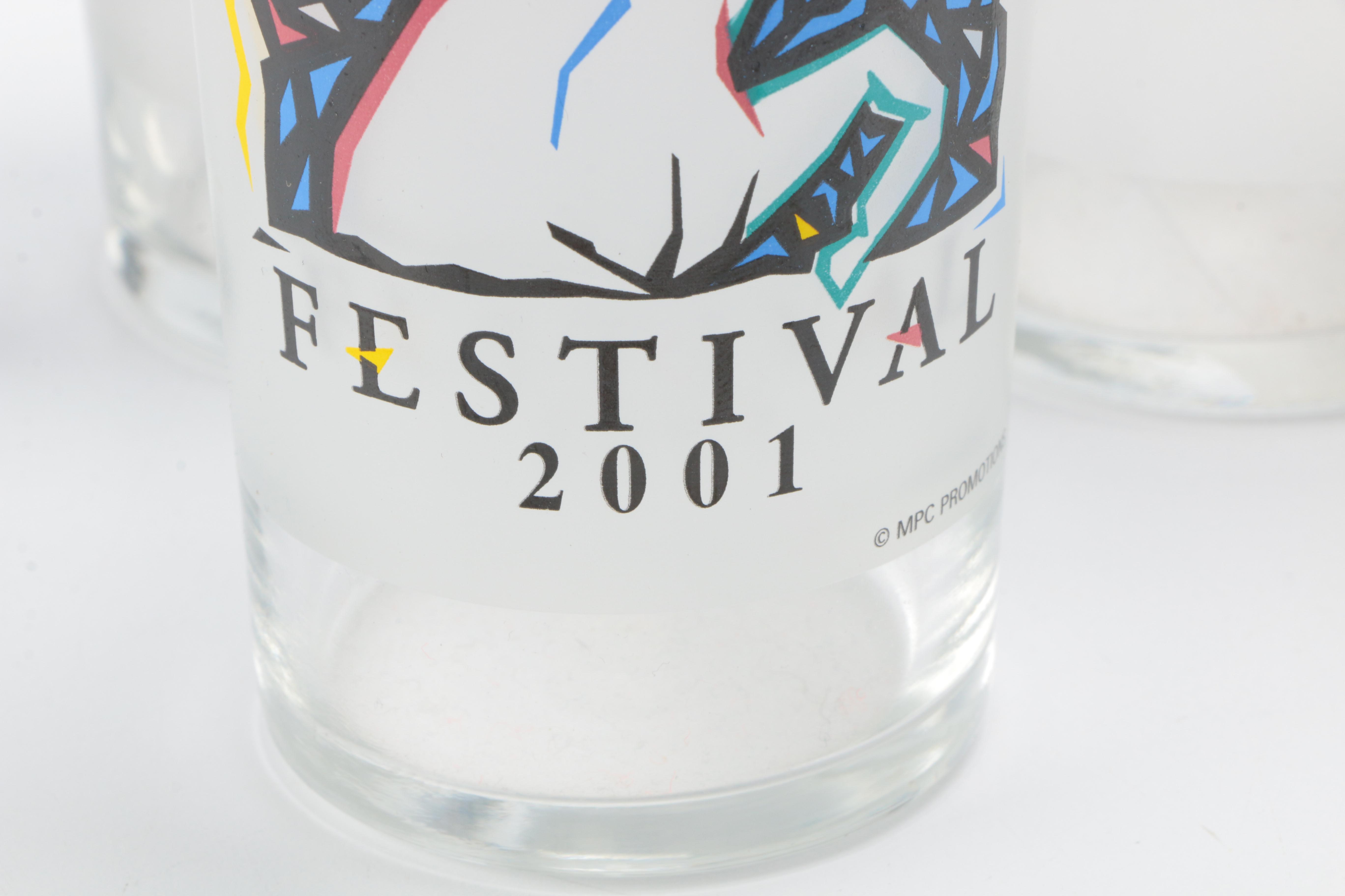 2001 Kentucky Derby Festival Glasses