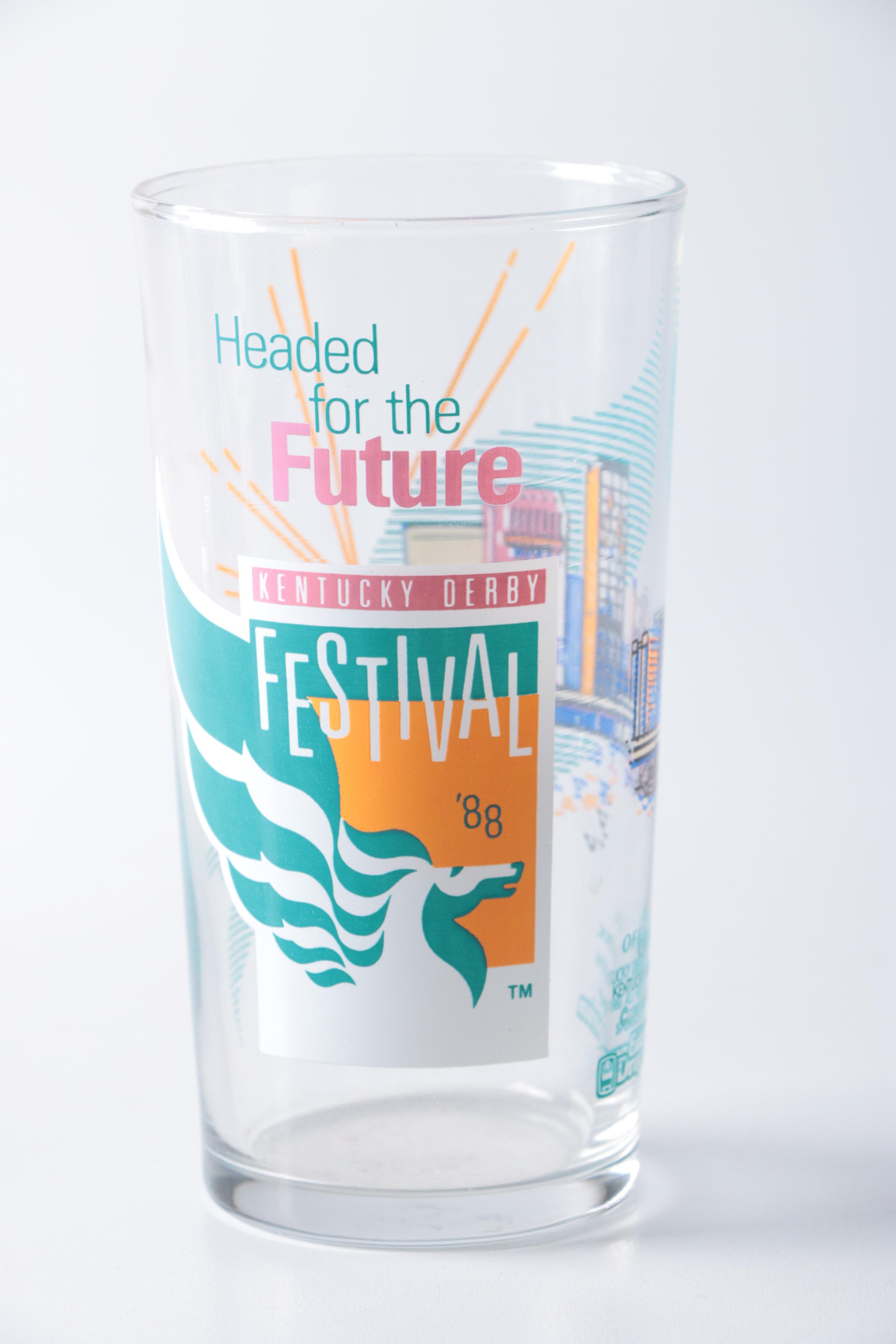 Kentucky Derby Festival Glasses From '84 & '89