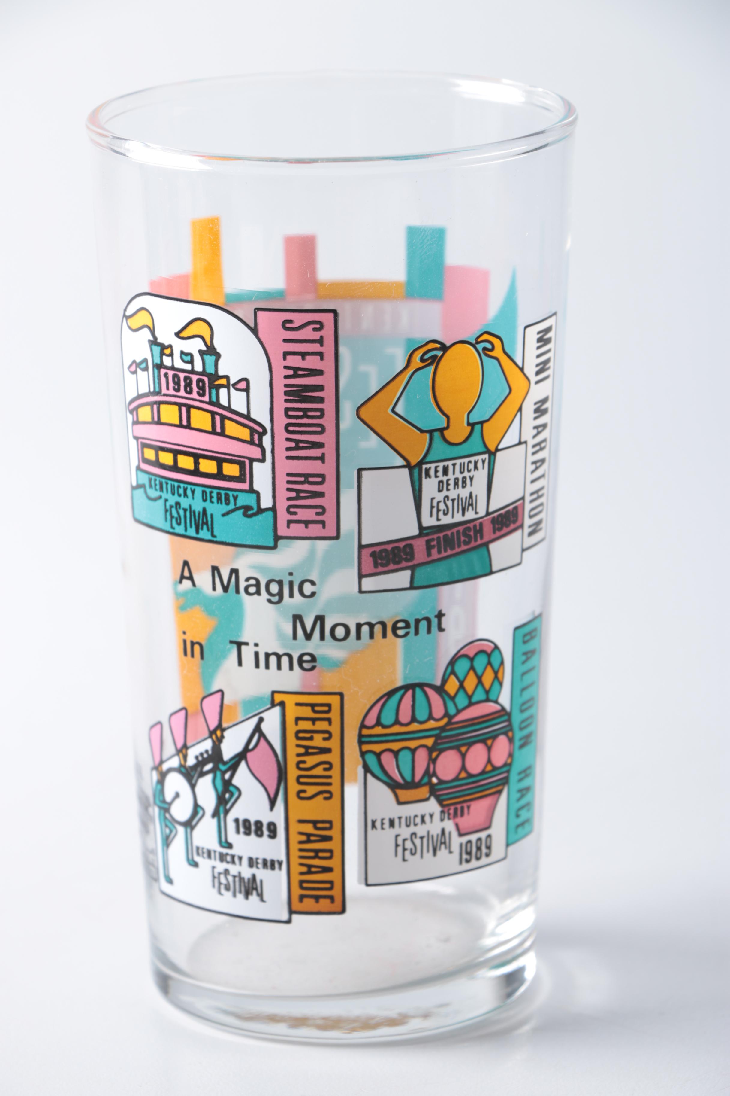 Kentucky Derby Festival Glasses From '84 & '89