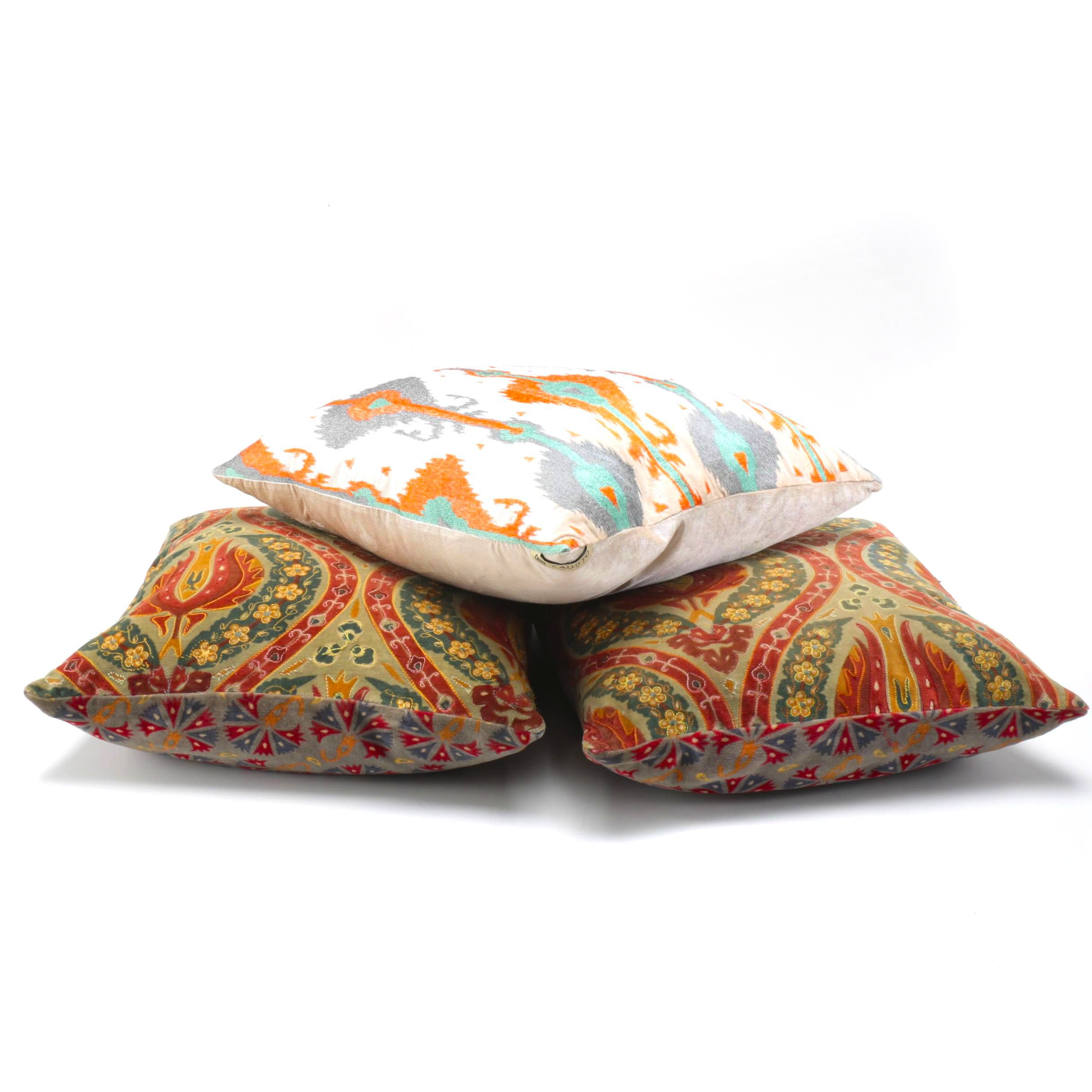 Trio of Decorative Throw Pillows