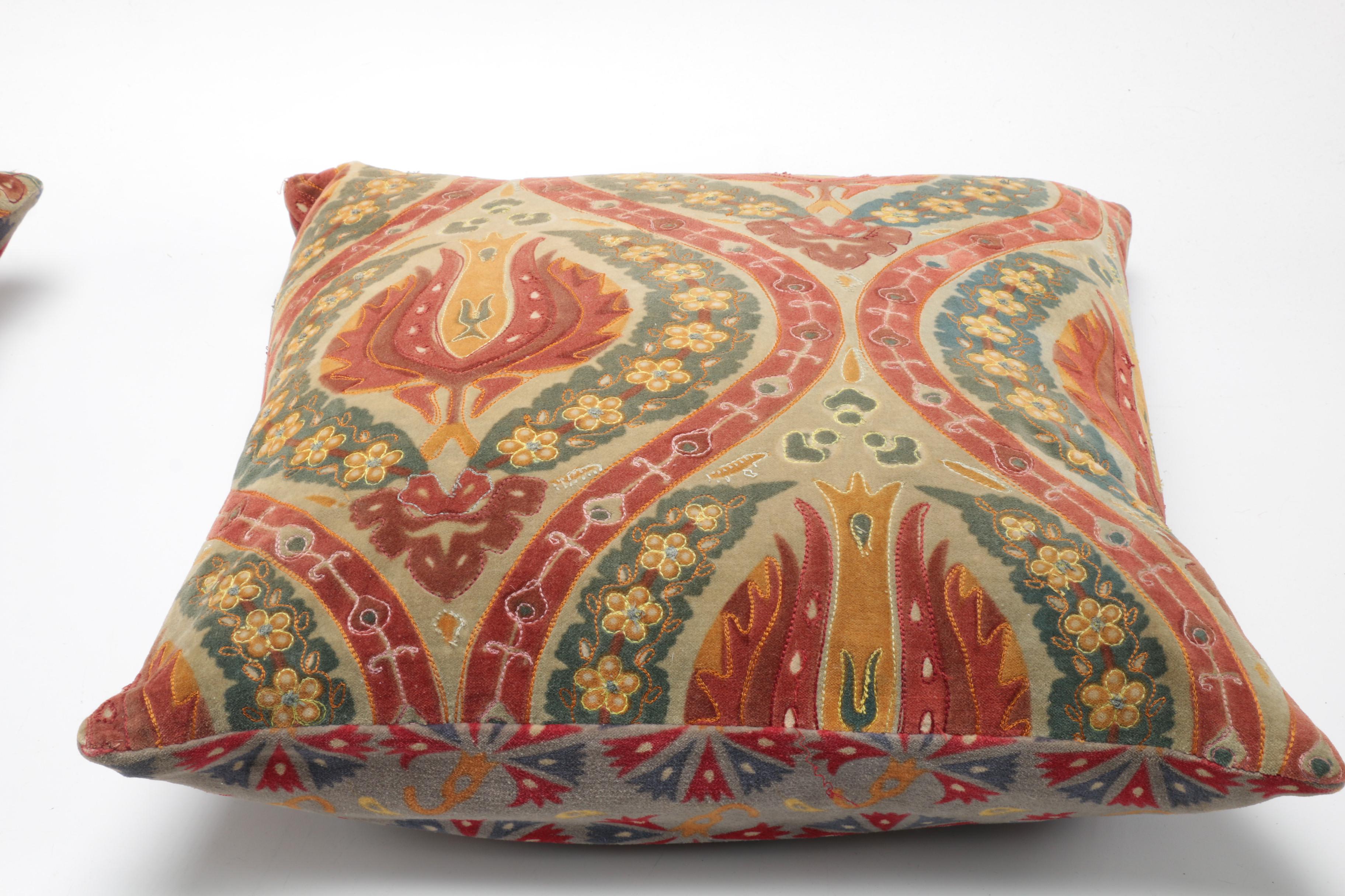 Trio of Decorative Throw Pillows