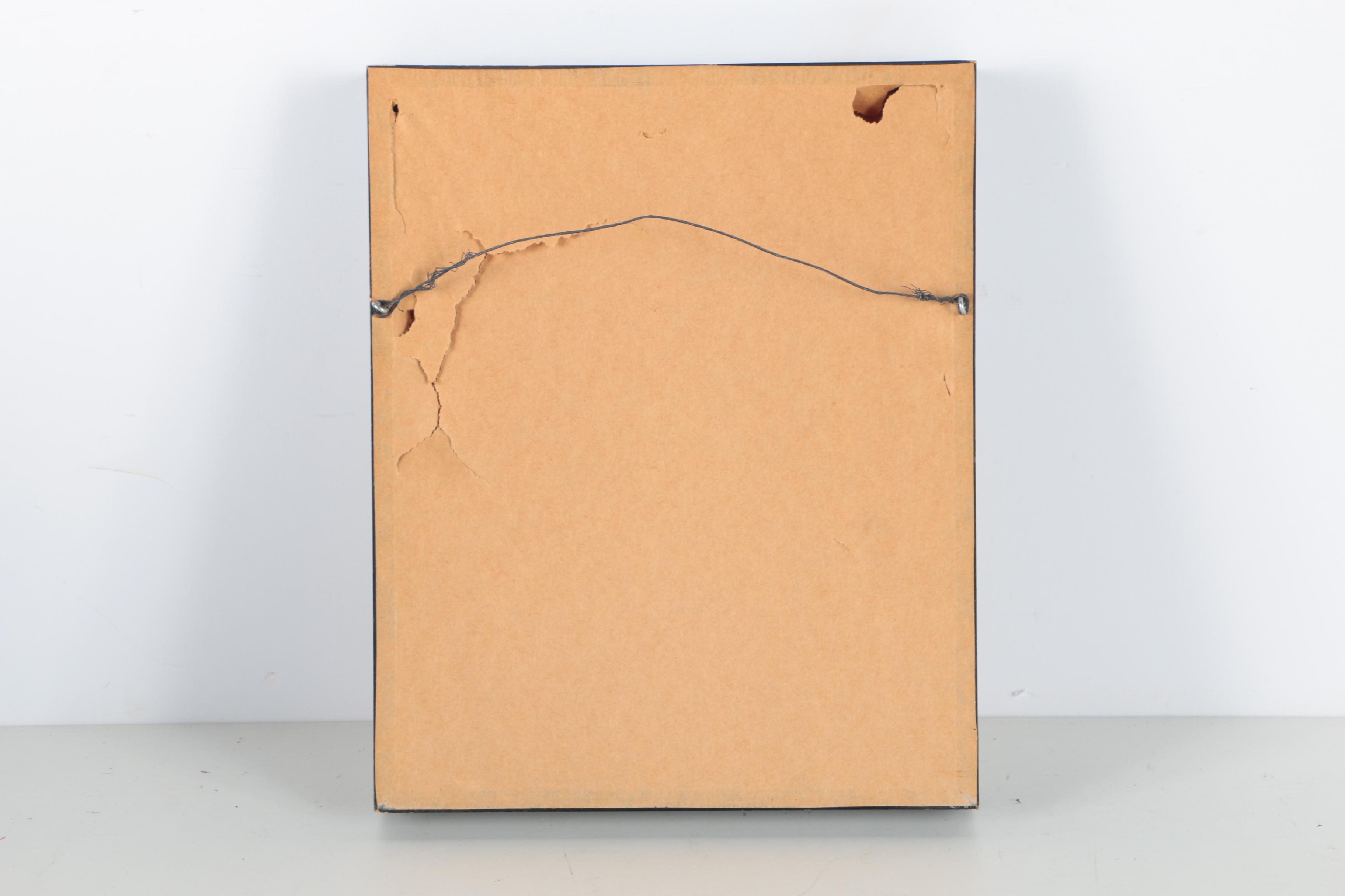 Offset Lithograph on Paper of a Vase