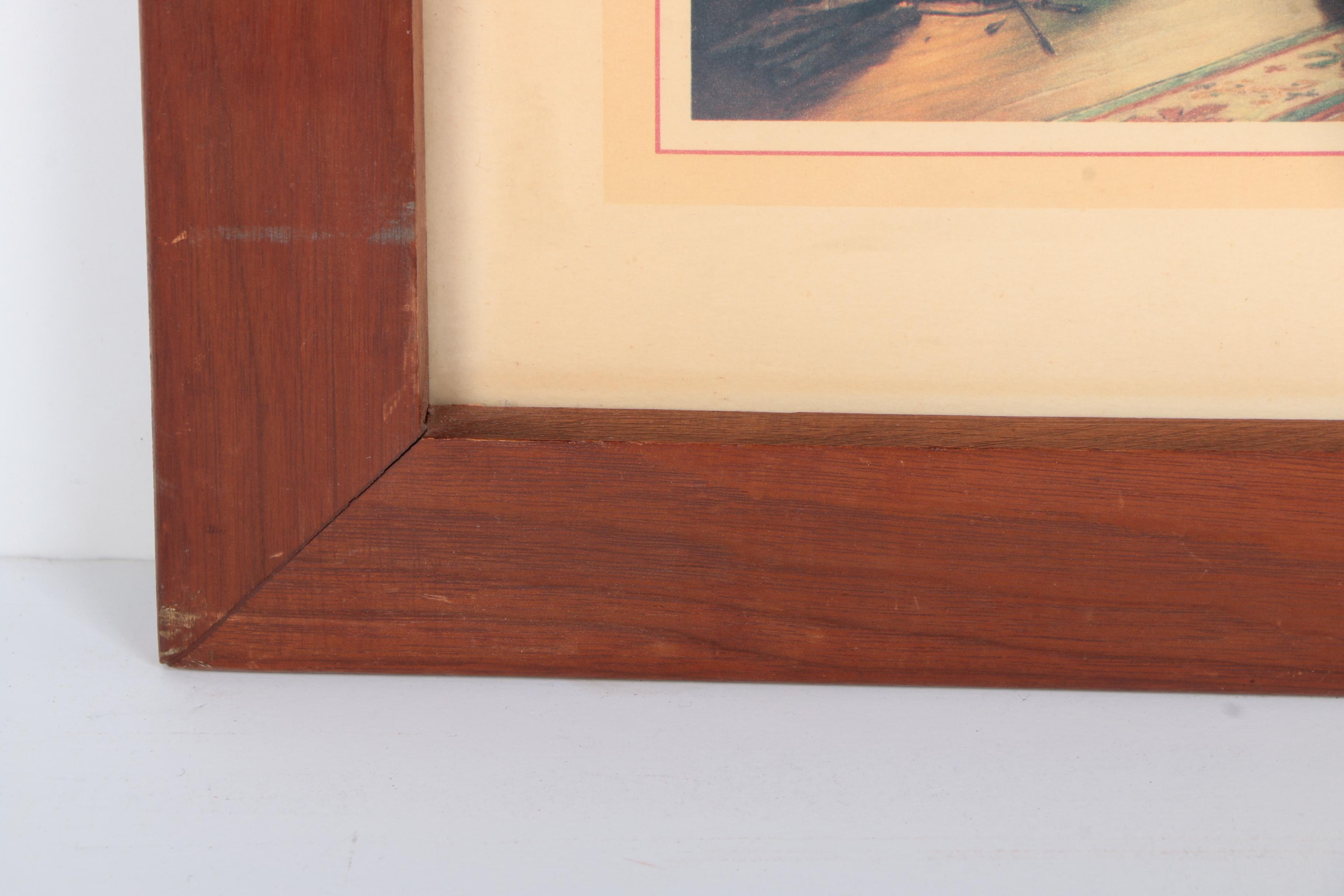 Reproduction Print After William Verplanck Birney's "Old Friends"