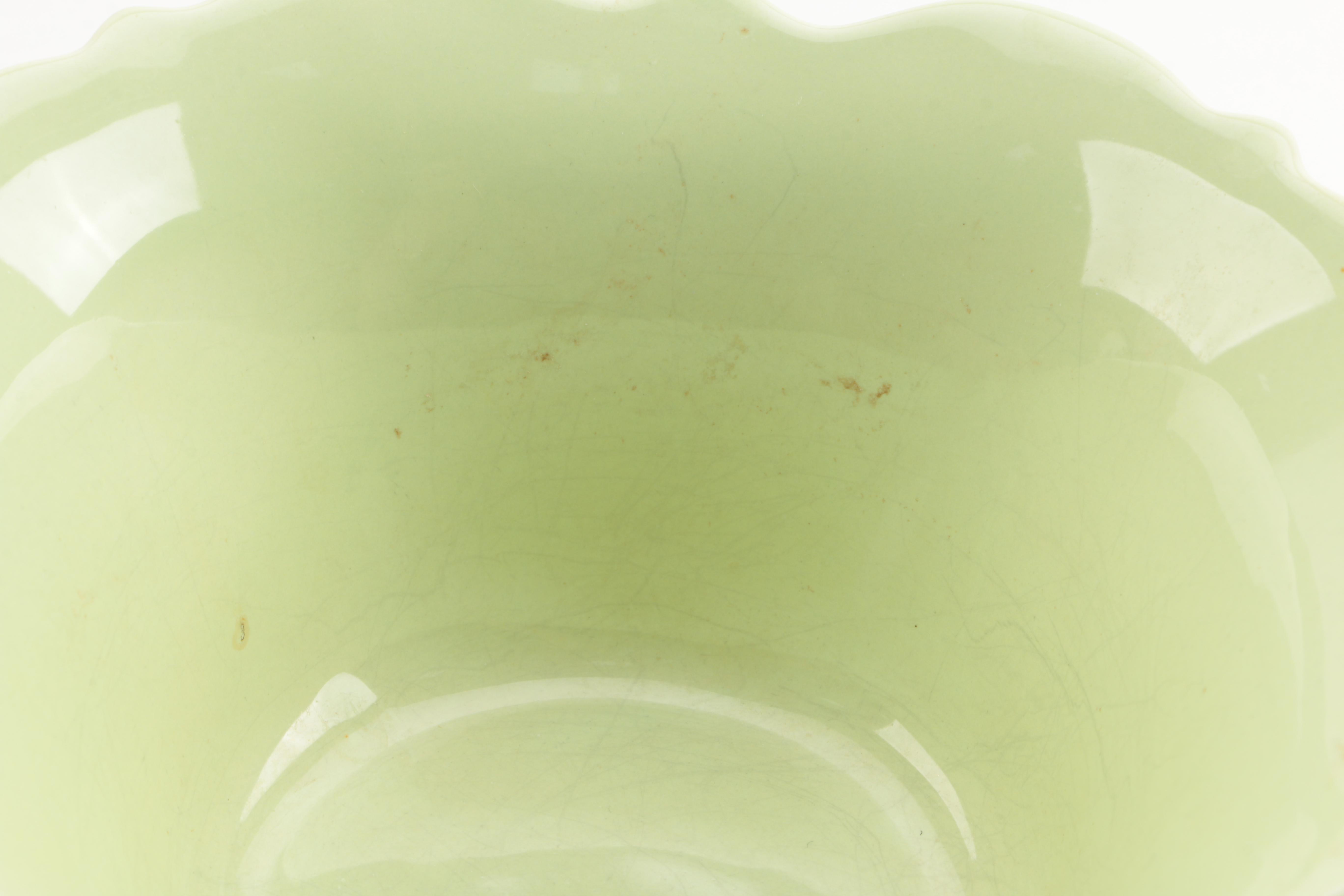 Lemon Printed Glasses and Green Bread and Butter Bowls