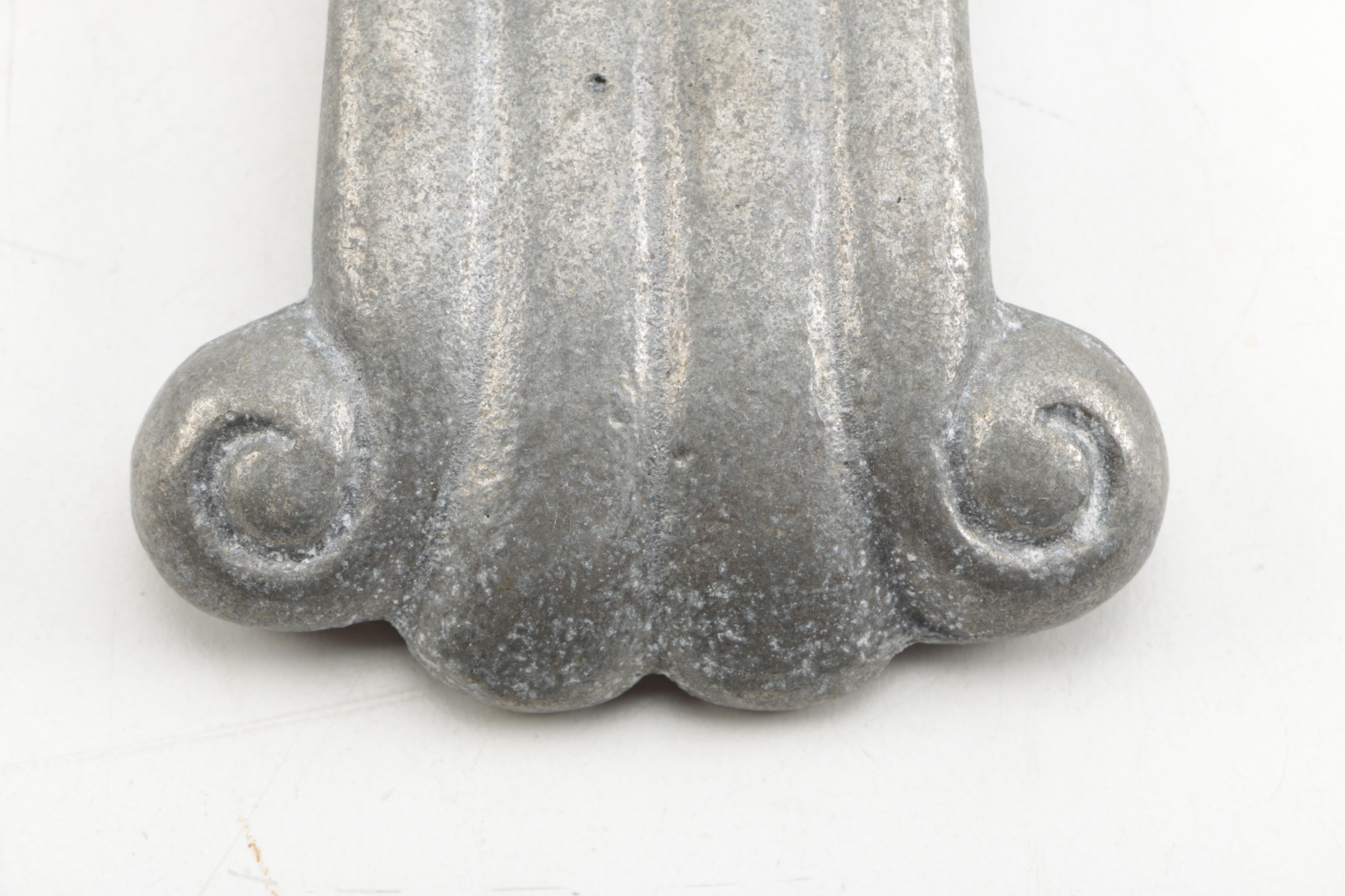 Stainless Steel Serving Pieces and Metal Spoon Rest