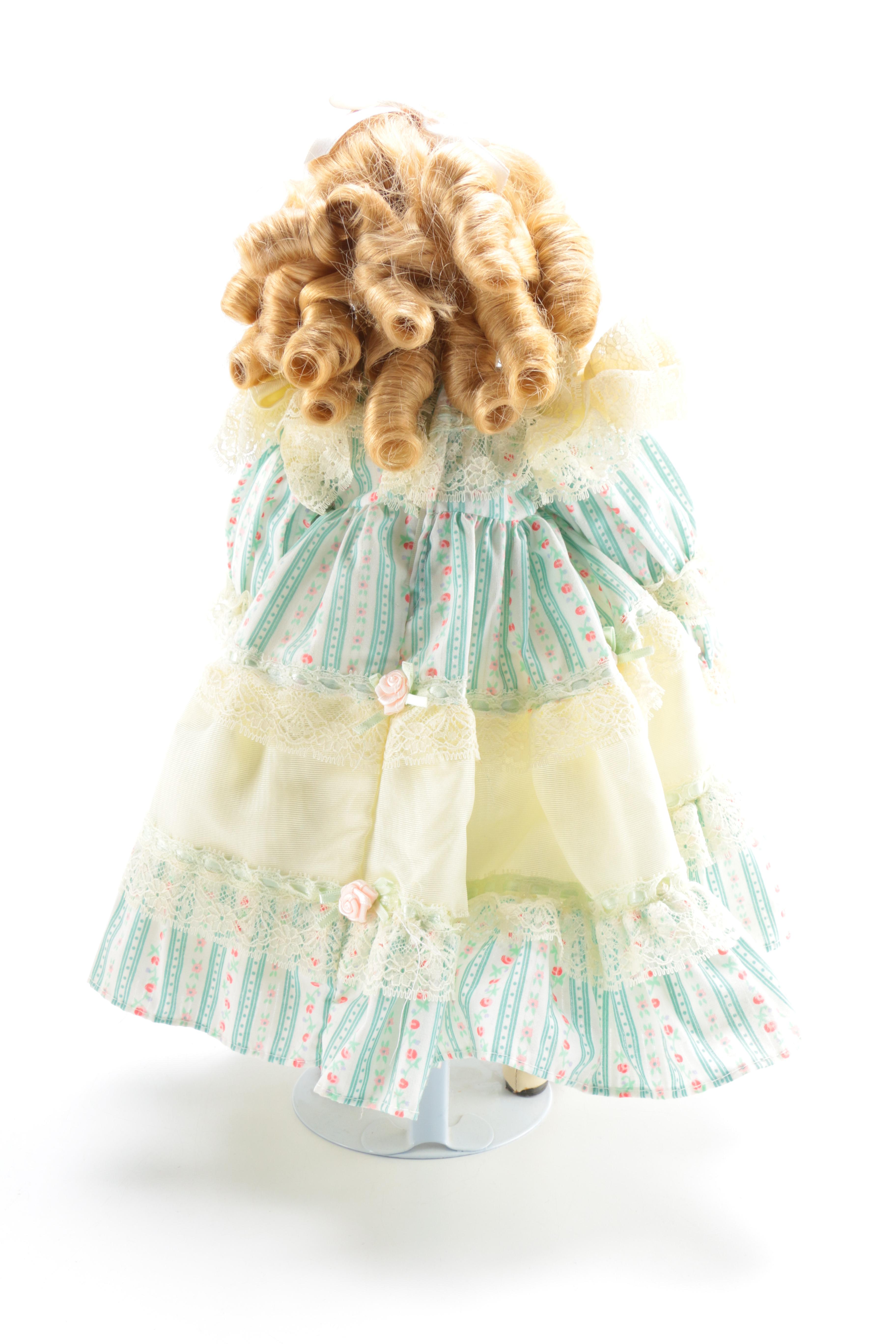 Pair of Porcelain Dolls