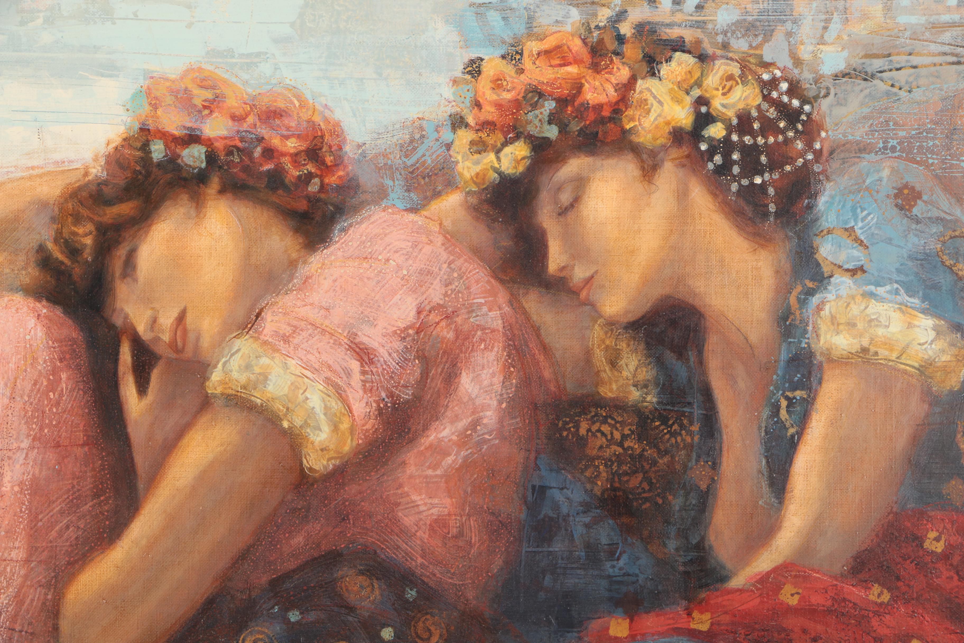 Giclee on Canvas After Peter Nixon "Reverence"