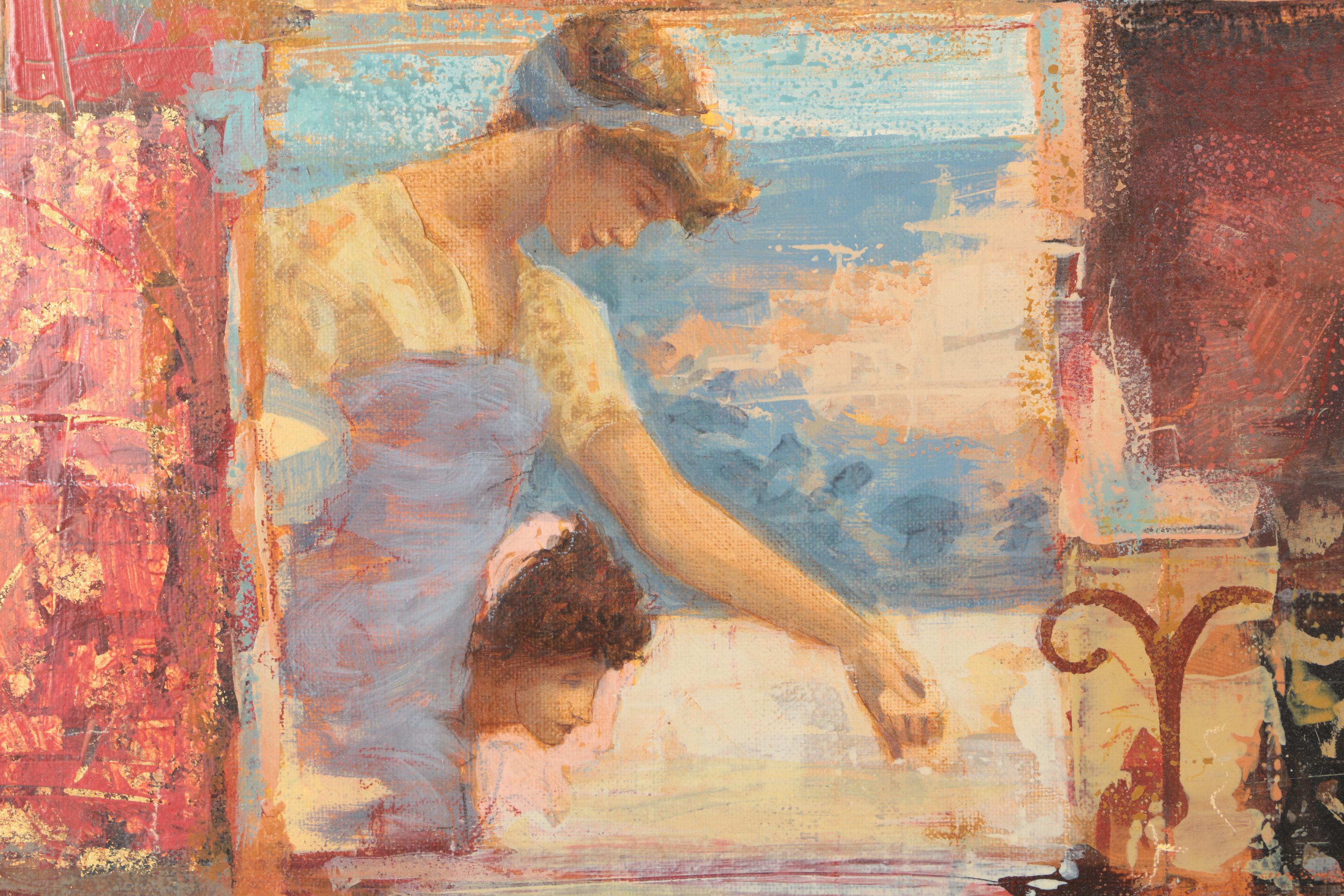 Giclee on Canvas After Peter Nixon "Reverence"