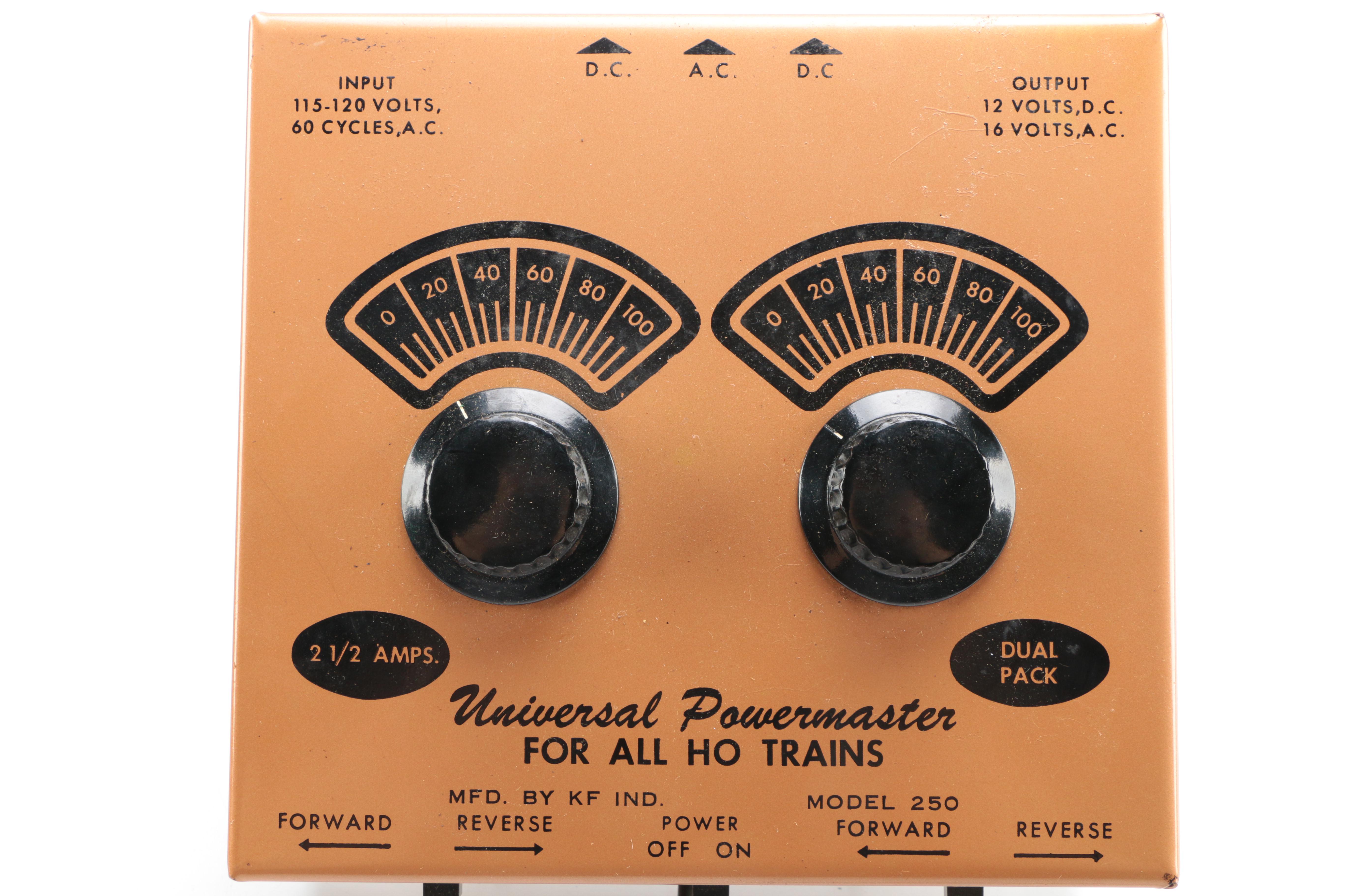 Universal Powermaster Control for HO Trains