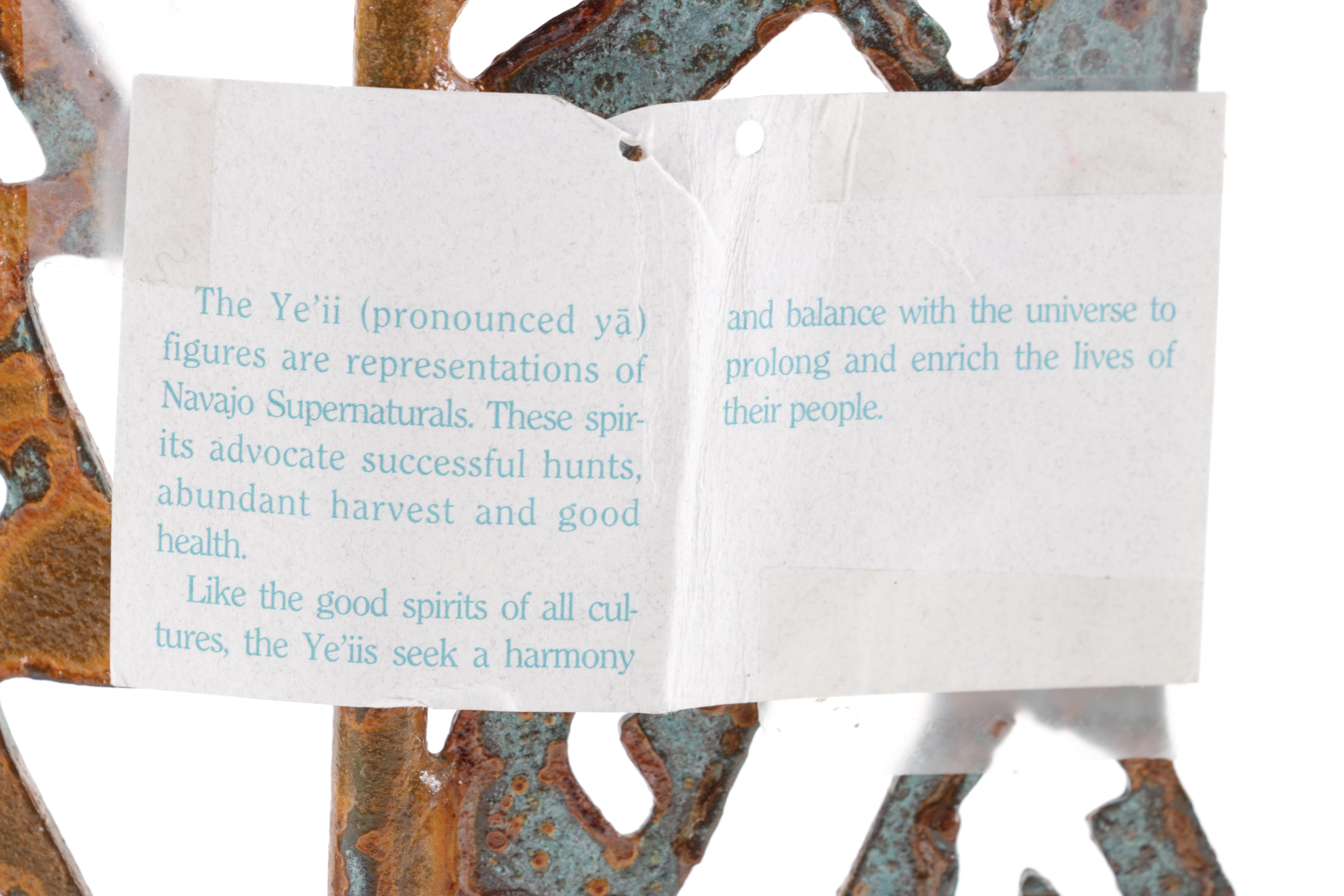 Navajo-Inspired Yei Motif Candelabrum