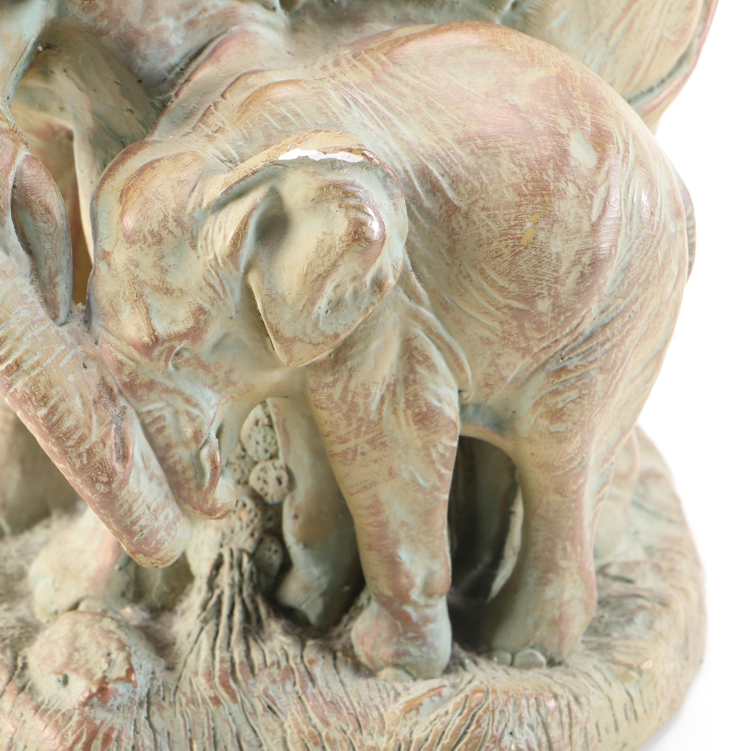 Ceramic Elephant Figurine