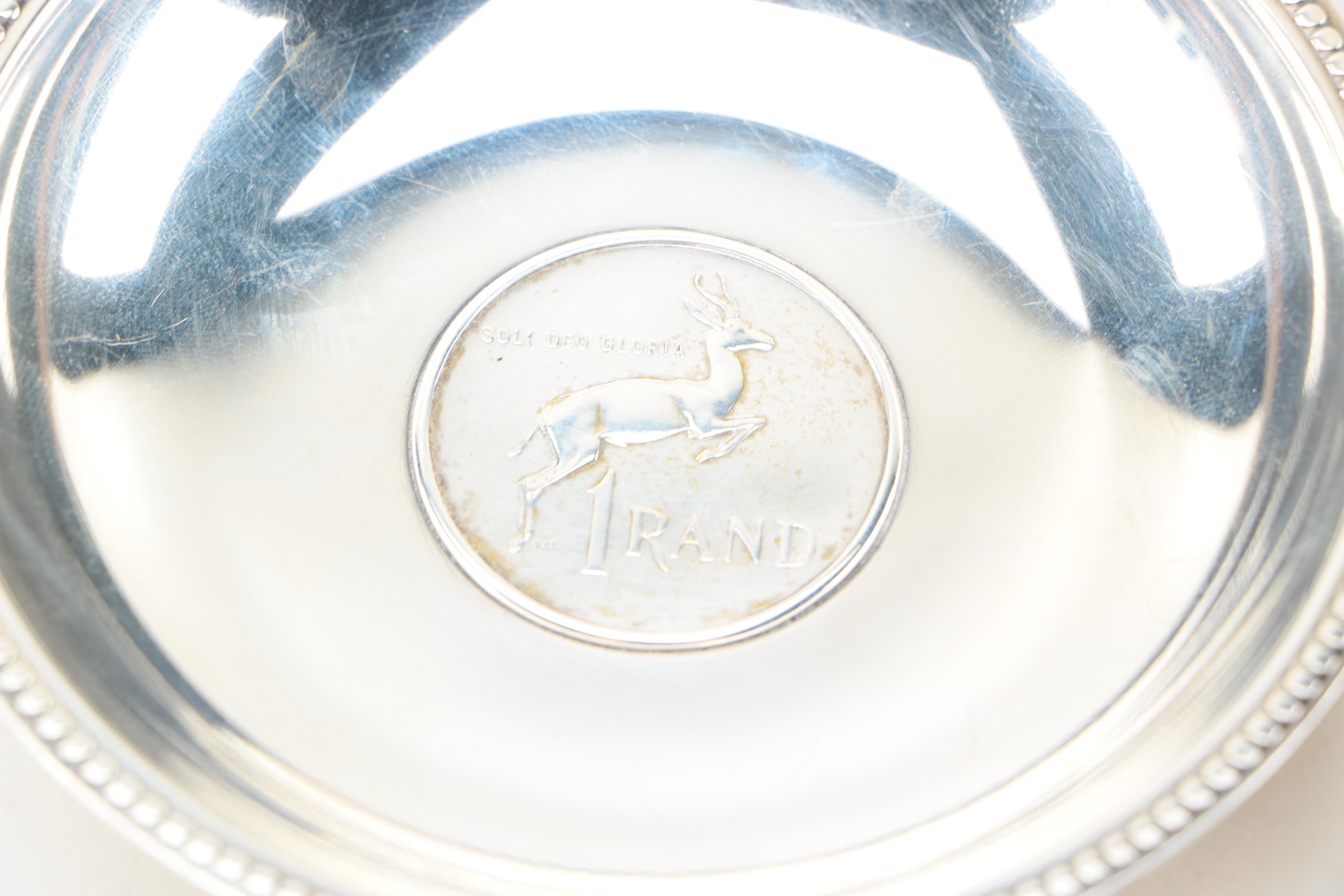 Pair of Small Silver Plated Dishes