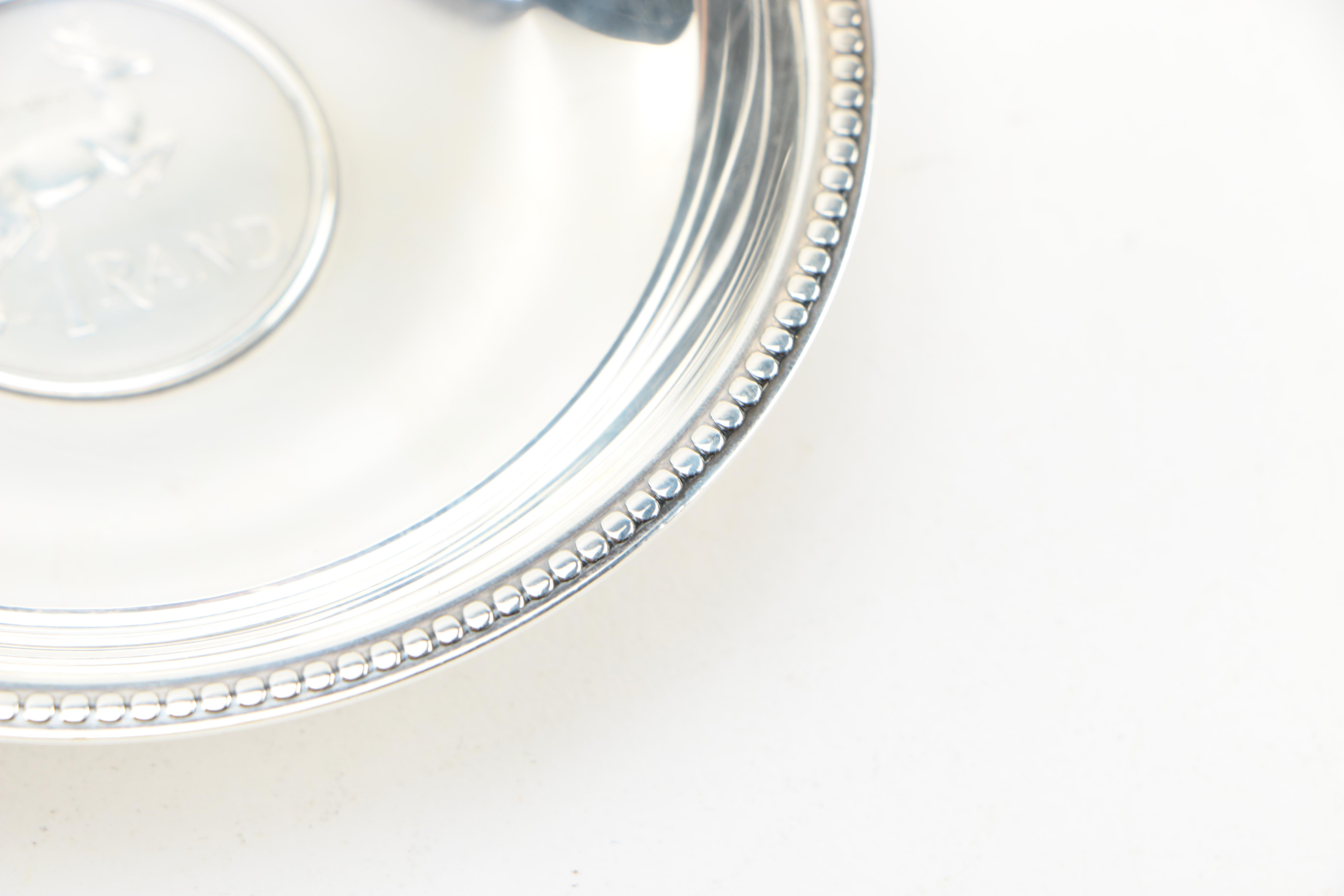 Pair of Small Silver Plated Dishes