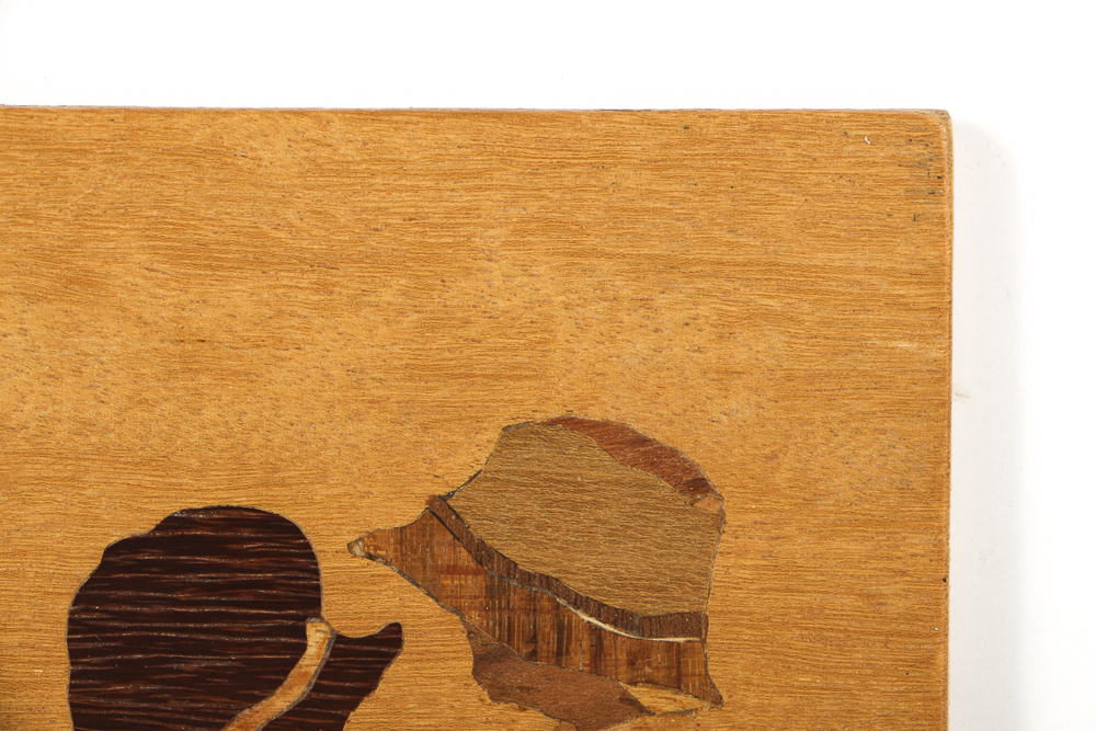 Late 20th-Century English Intarsia "Half the Fun of Having..."