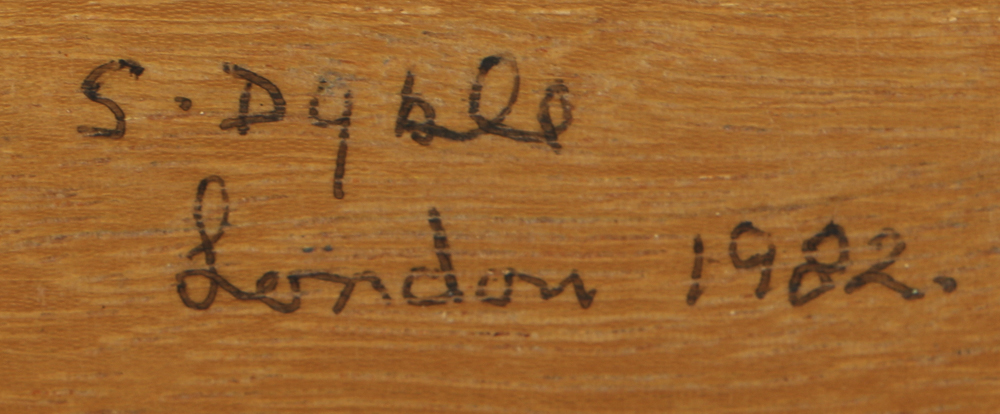 Late 20th-Century English Intarsia "Half the Fun of Having..."