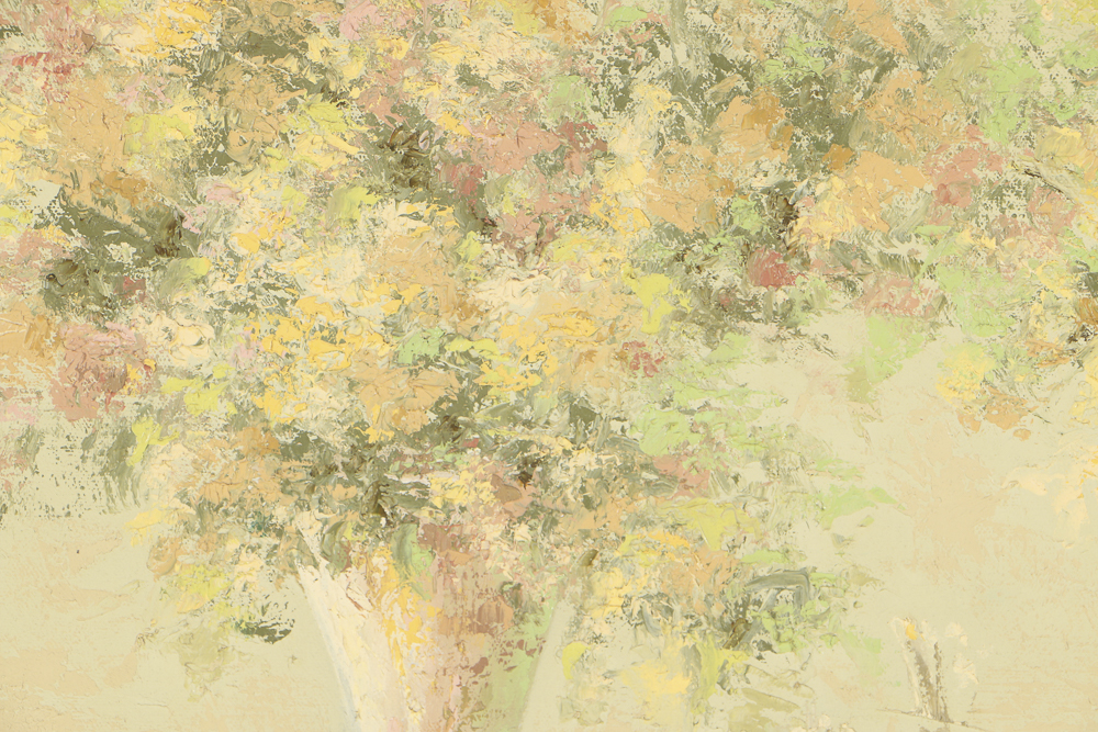 Peter Schofield Oil Painting on Canvas "Floral and Fruit Still Life"