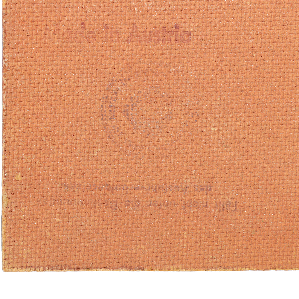 Oil Painting on Composite Panel of Garden Genre Scene