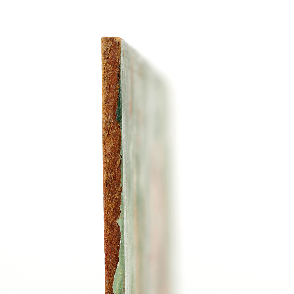 Oil Painting on Composite Panel of Garden Genre Scene