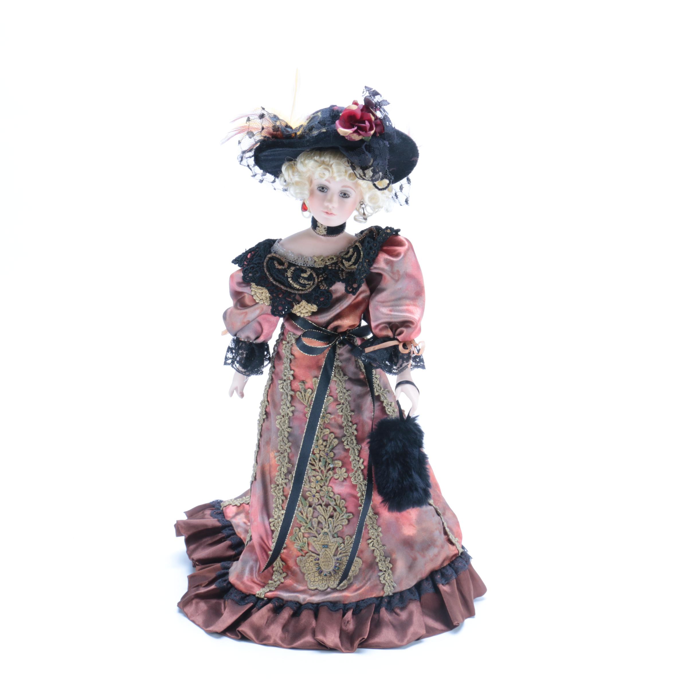 Paradise Galleries Porcelain Doll "Katerina"