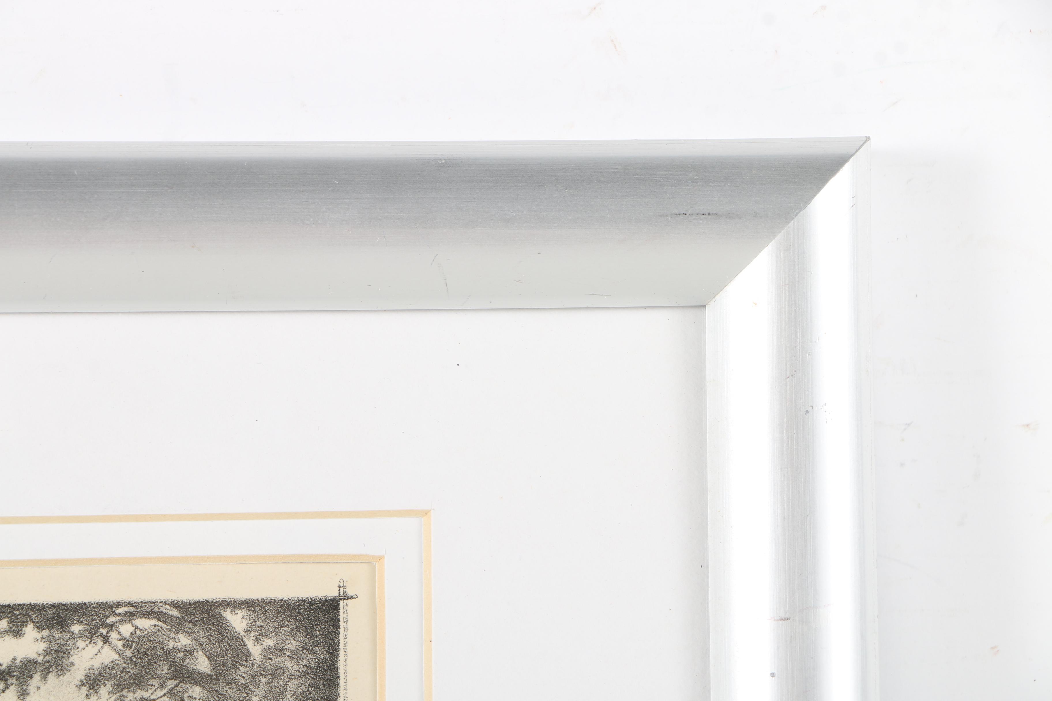 Lithograph on Paper After "Group of Hounds"